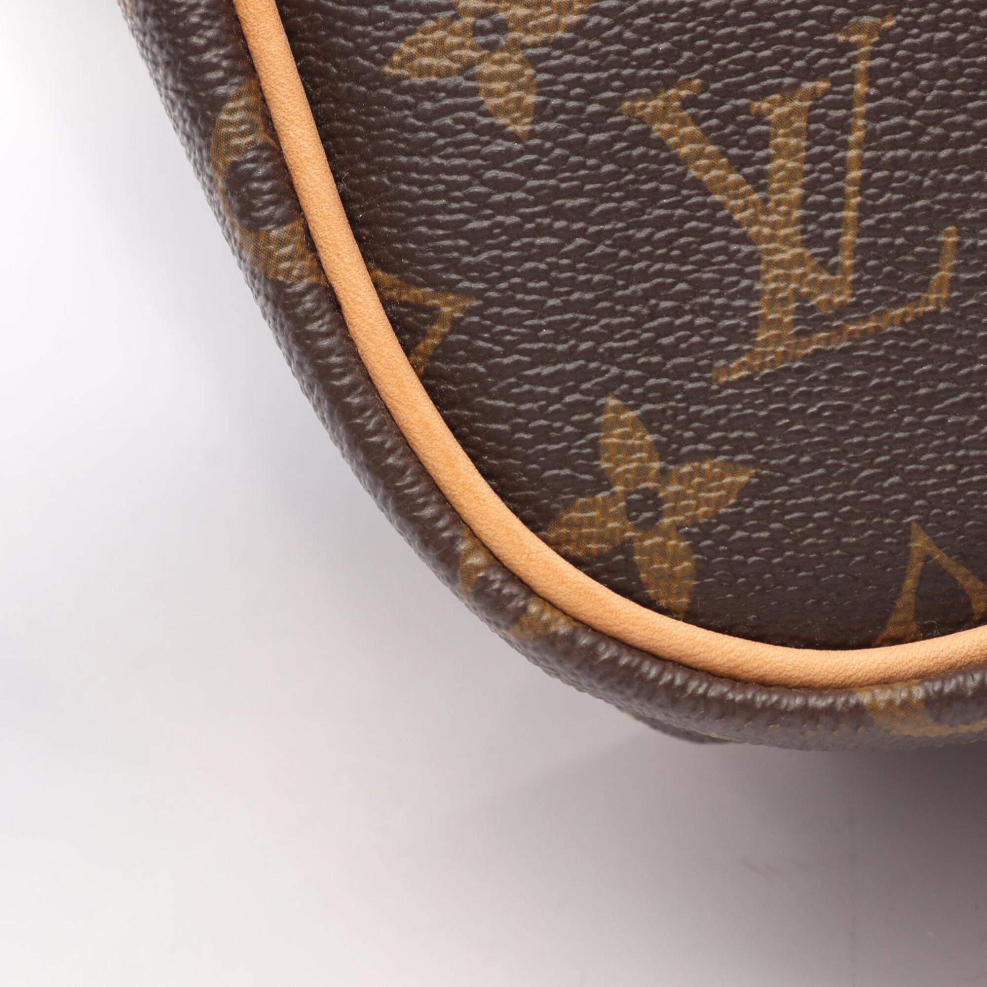 Louis Vuitton Brown Leather Handbag Shoulder Bag (Pre-Owned)