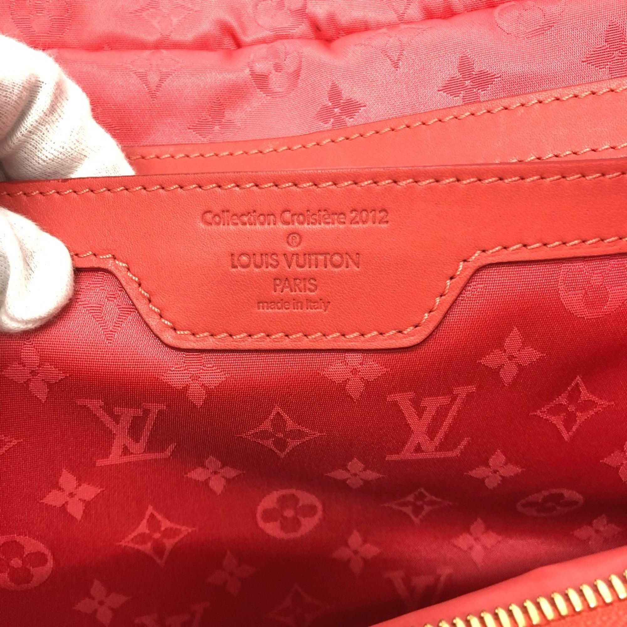 Louis Vuitton Pink Nylon Tote Bag (Pre-Owned)