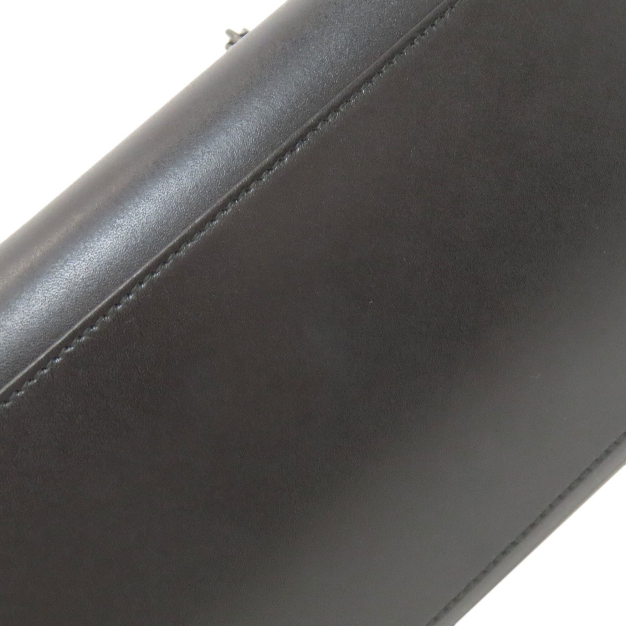 Salvatore Ferragamo Black Leather Tote Bag (Pre-Owned)