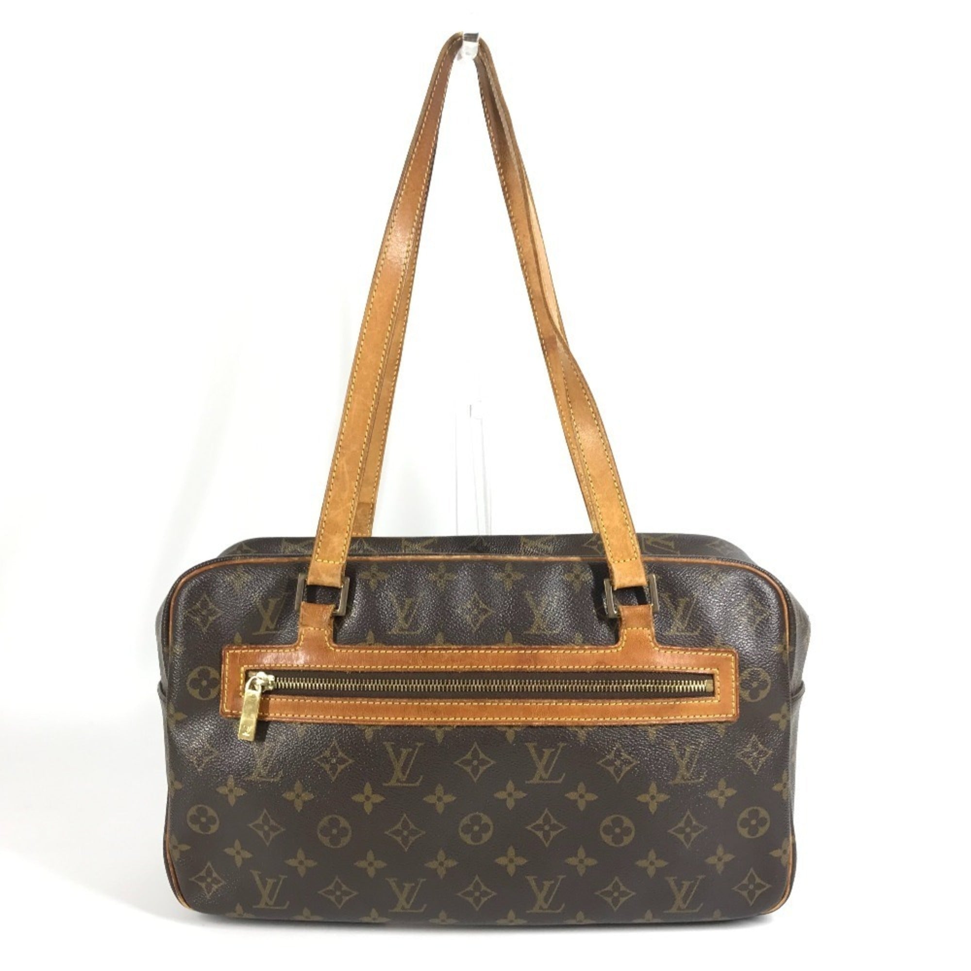 Louis Vuitton Brown Monogram Canvas Shoulder Bag Tote Bag (Pre-Owned)