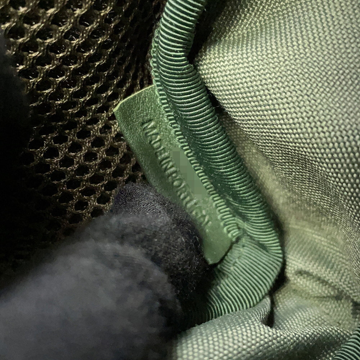 Loewe Green Khaki Canvas Handbag Sling Bag (Pre-Owned)