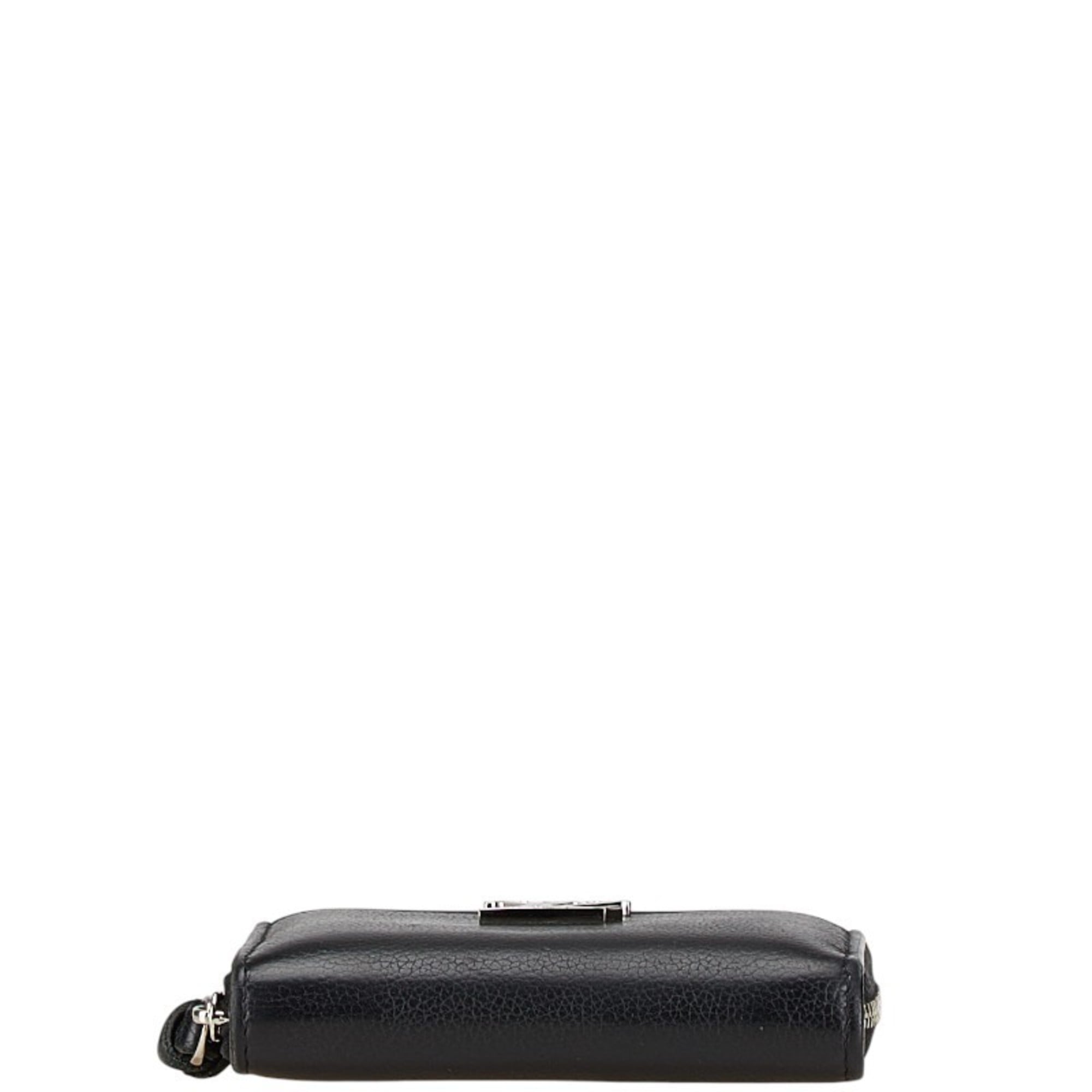 Louis Vuitton Black Noir Leather Coin Purse/Coin Case (Pre-Owned)
