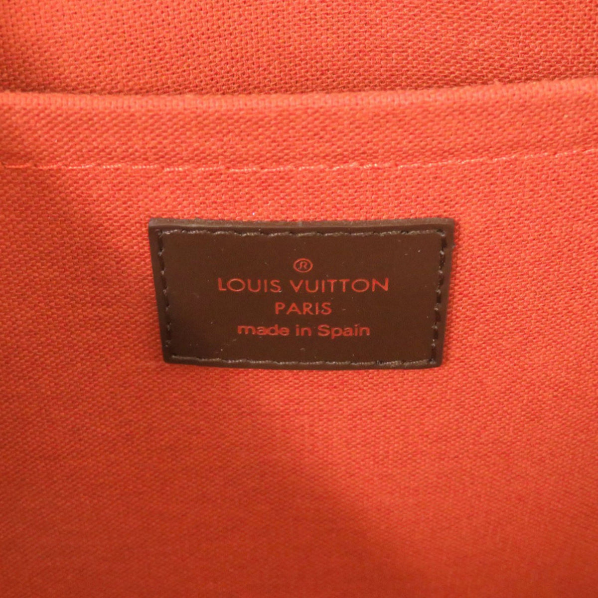 Louis Vuitton Damier Canvas Ebene Damier Canvas Handbag (Pre-Owned)