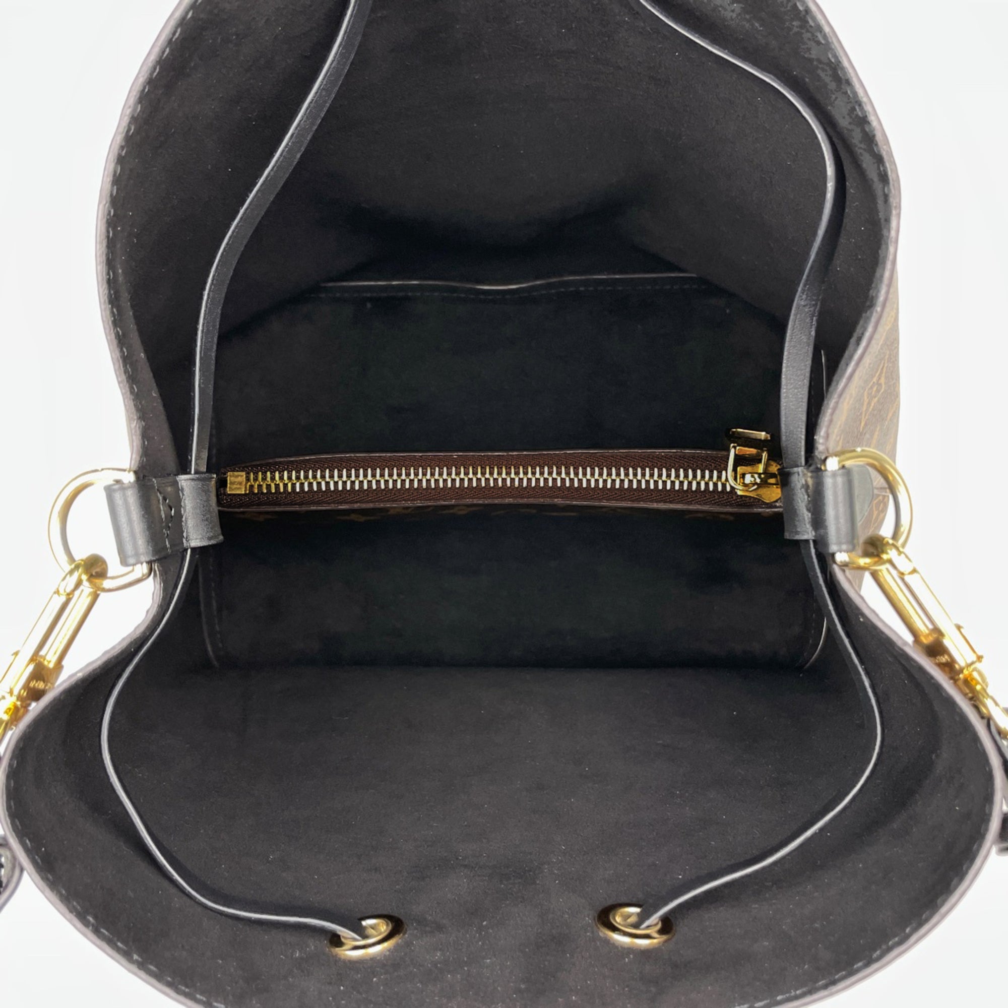 Louis Vuitton Black Brown Noir Monogram Shoulder Bag (Pre-Owned)