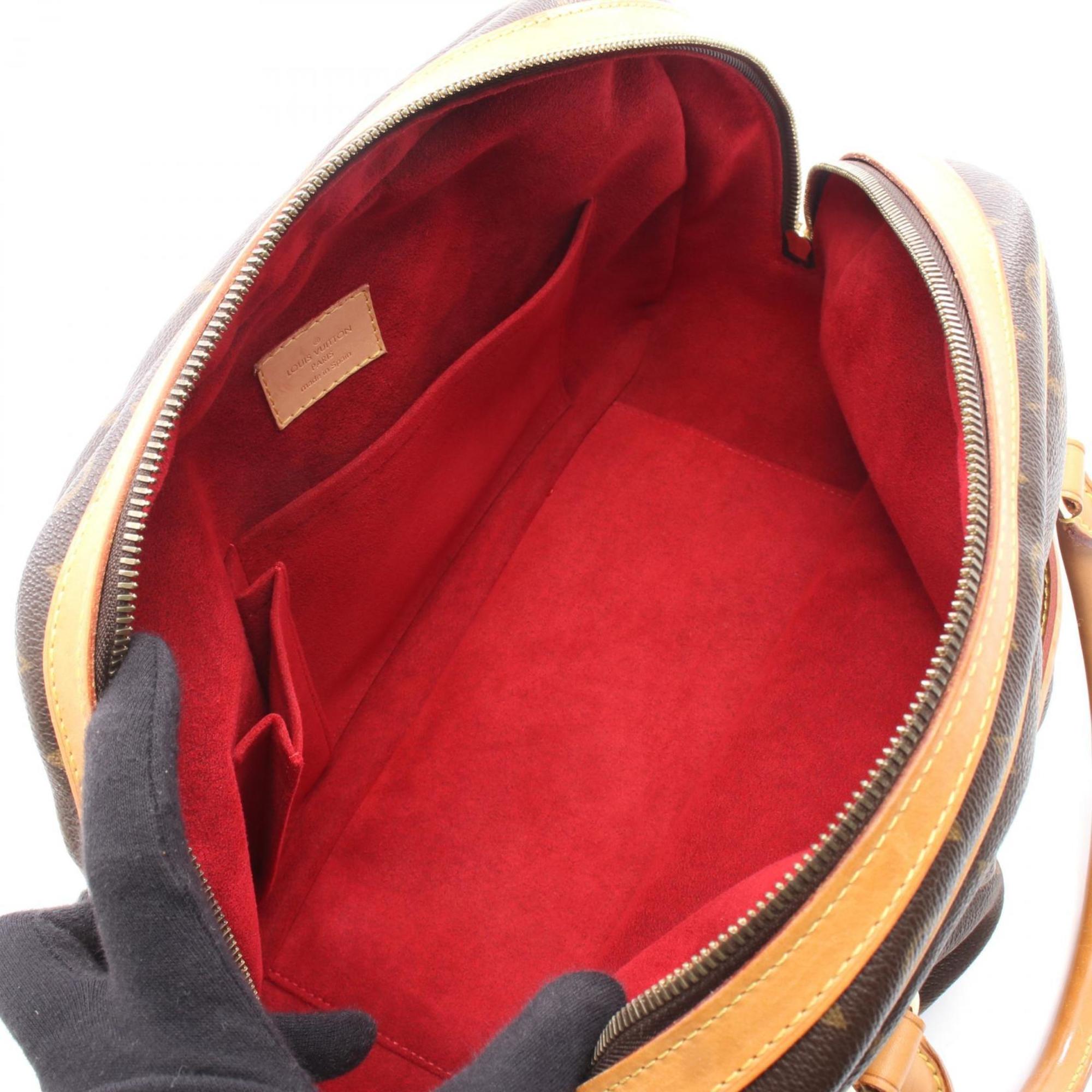 Louis Vuitton Brown Coated Canvas Leather Handbag (Pre-Owned)