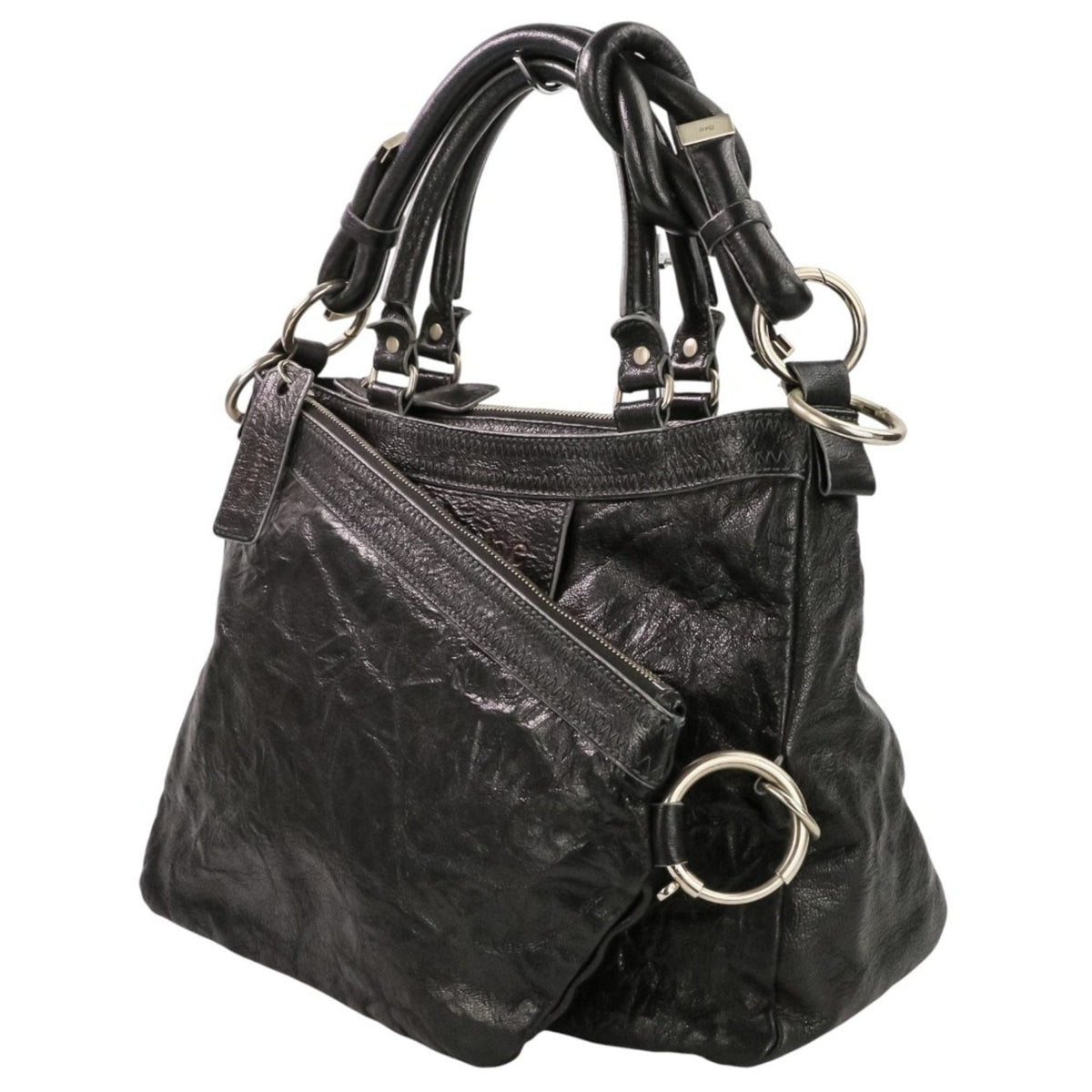 Chloé Black Leather Handbag (Pre-Owned)