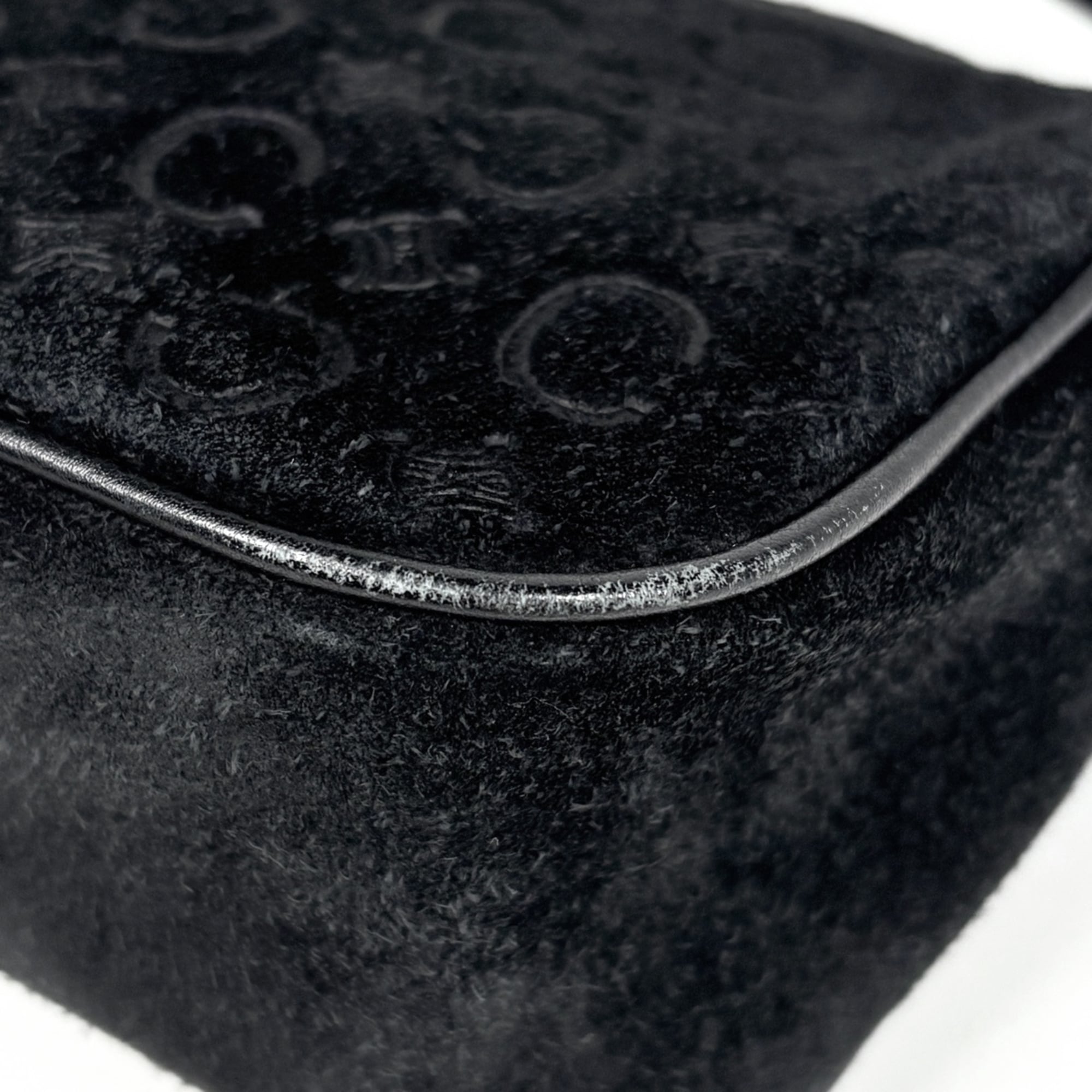 Celine Black Suede Handbag (Pre-Owned)