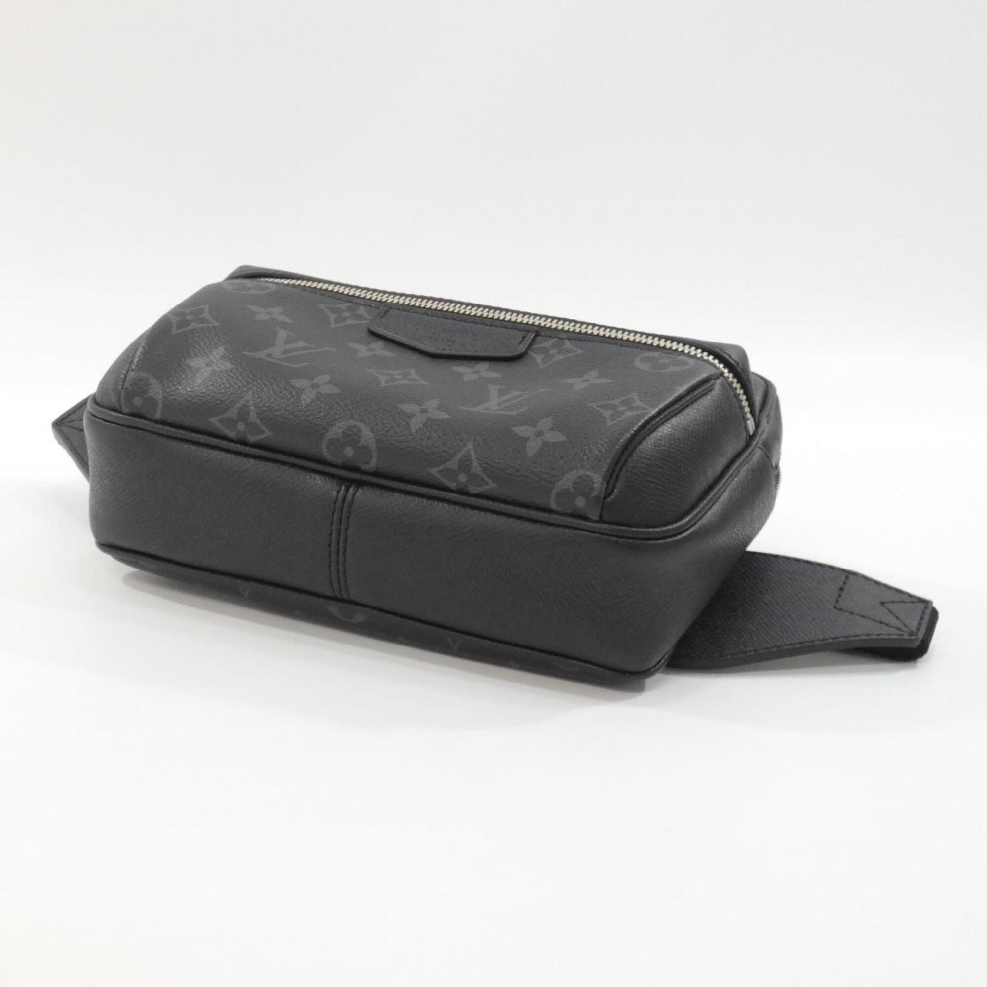 Louis Vuitton Black Coated Canvas Shoulder Bag (Pre-Owned)