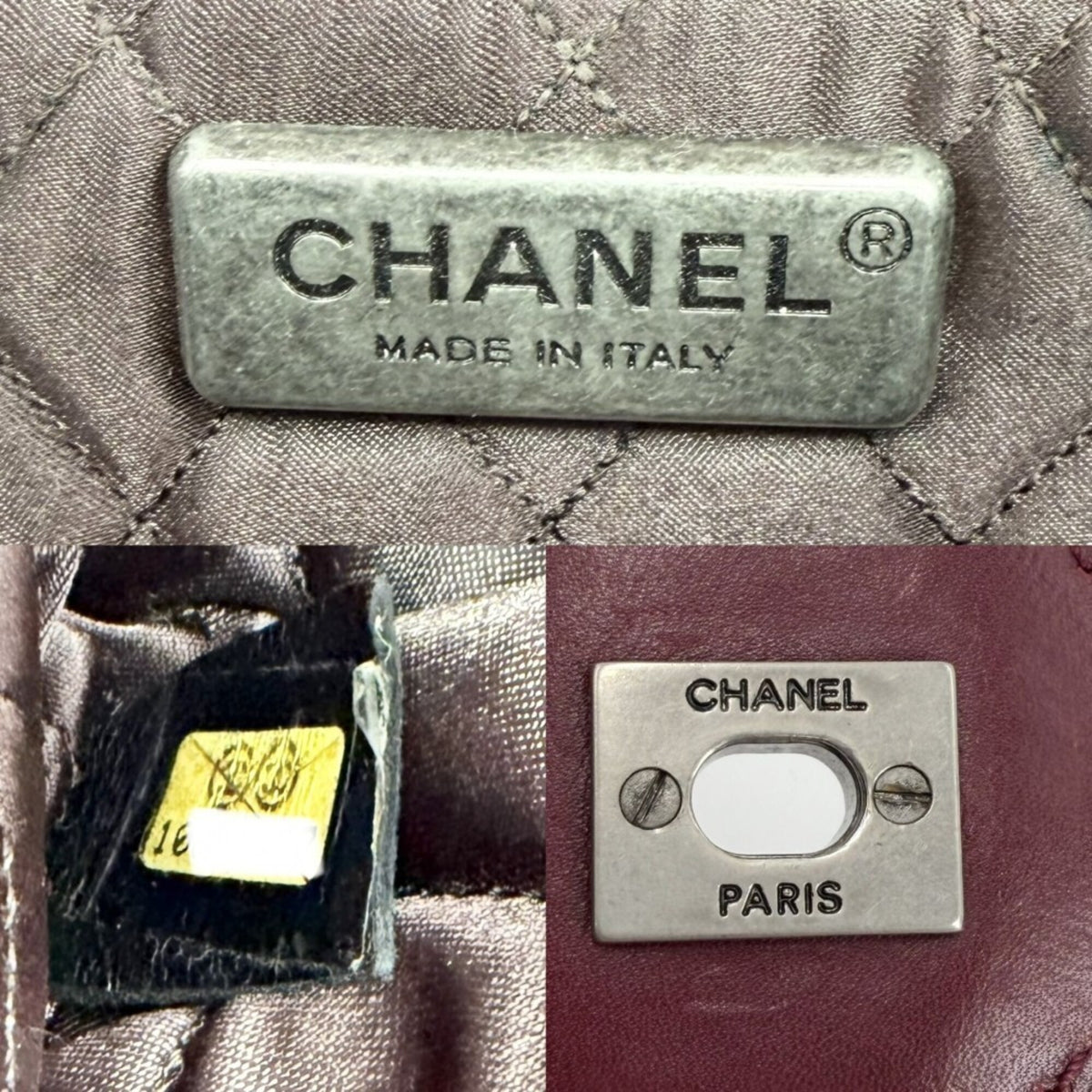 Chanel Red Color Tweed Leather Handbag Shoulder Bag (Pre-Owned)
