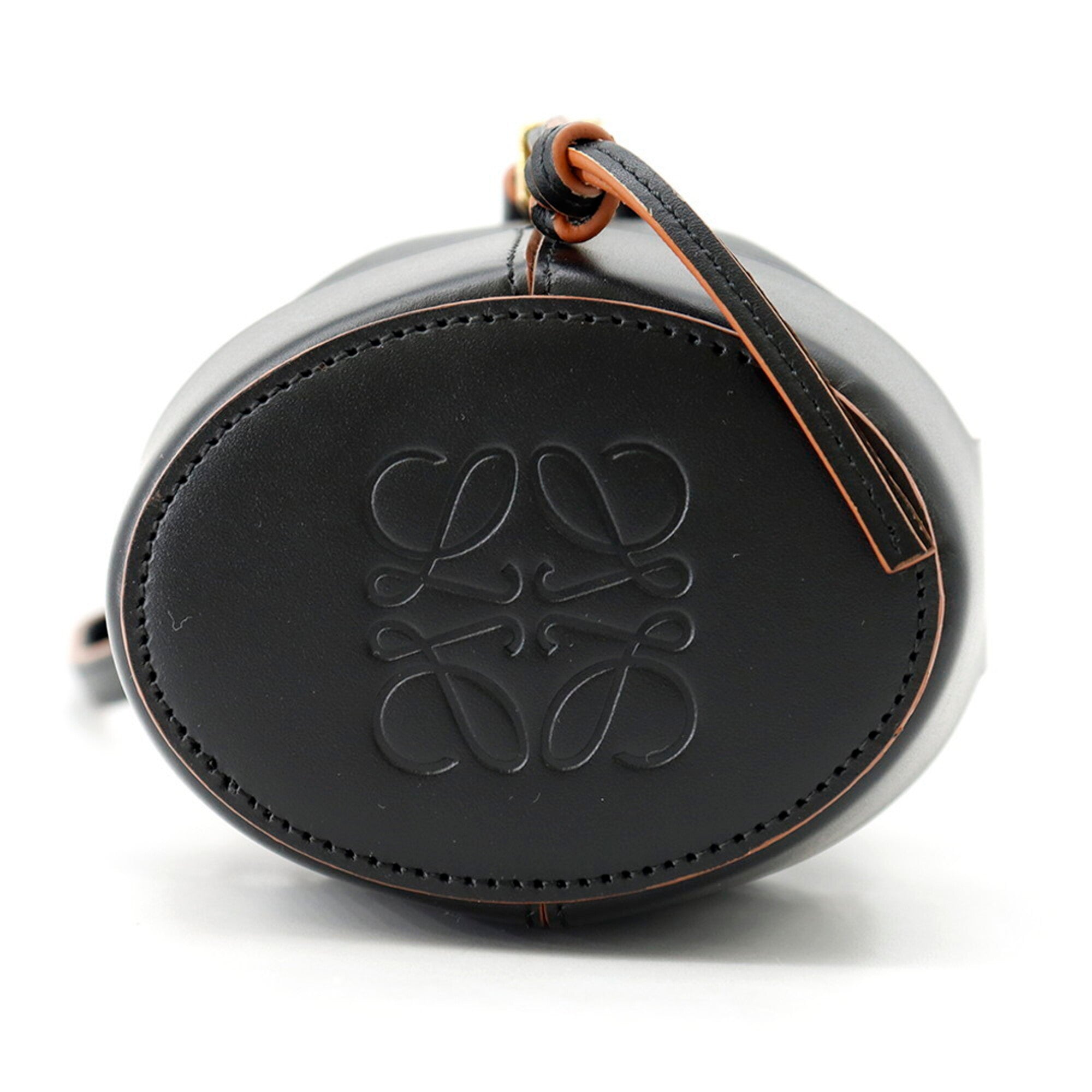 Loewe Black Brown Leather Shoulder Bag (Pre-Owned)