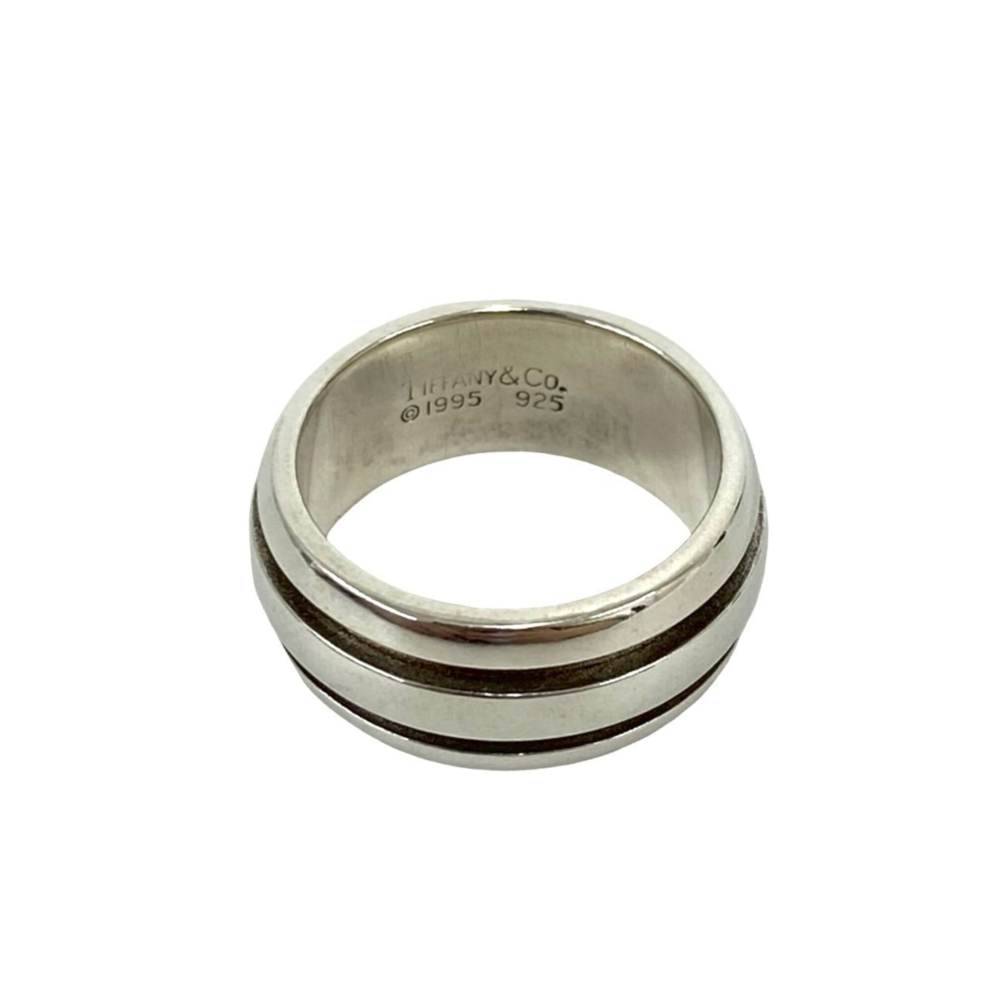 Tiffany Silver Silver 925 Band Ring (Pre-Owned)