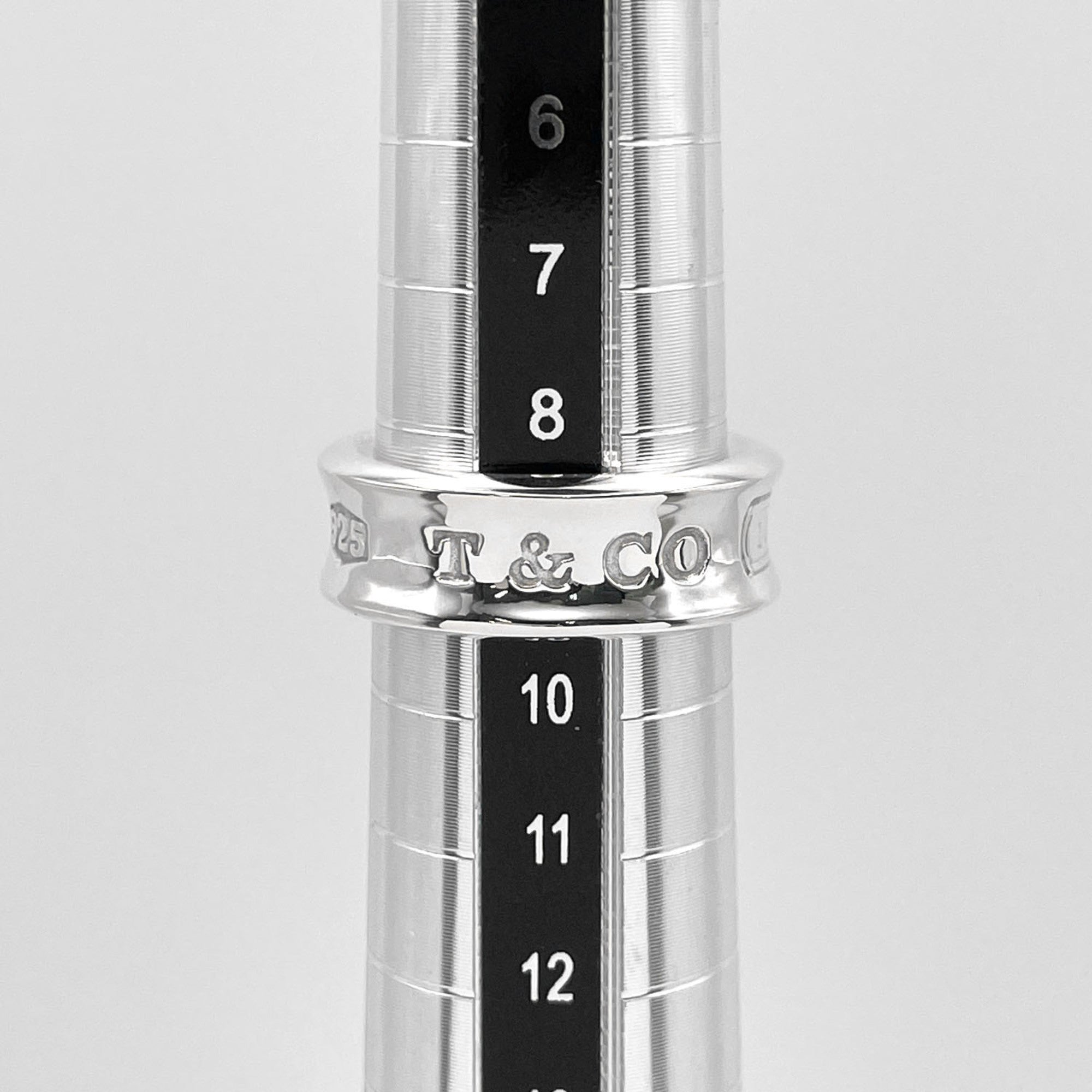 Tiffany Silver Silver 925 Band Ring (Pre-Owned)