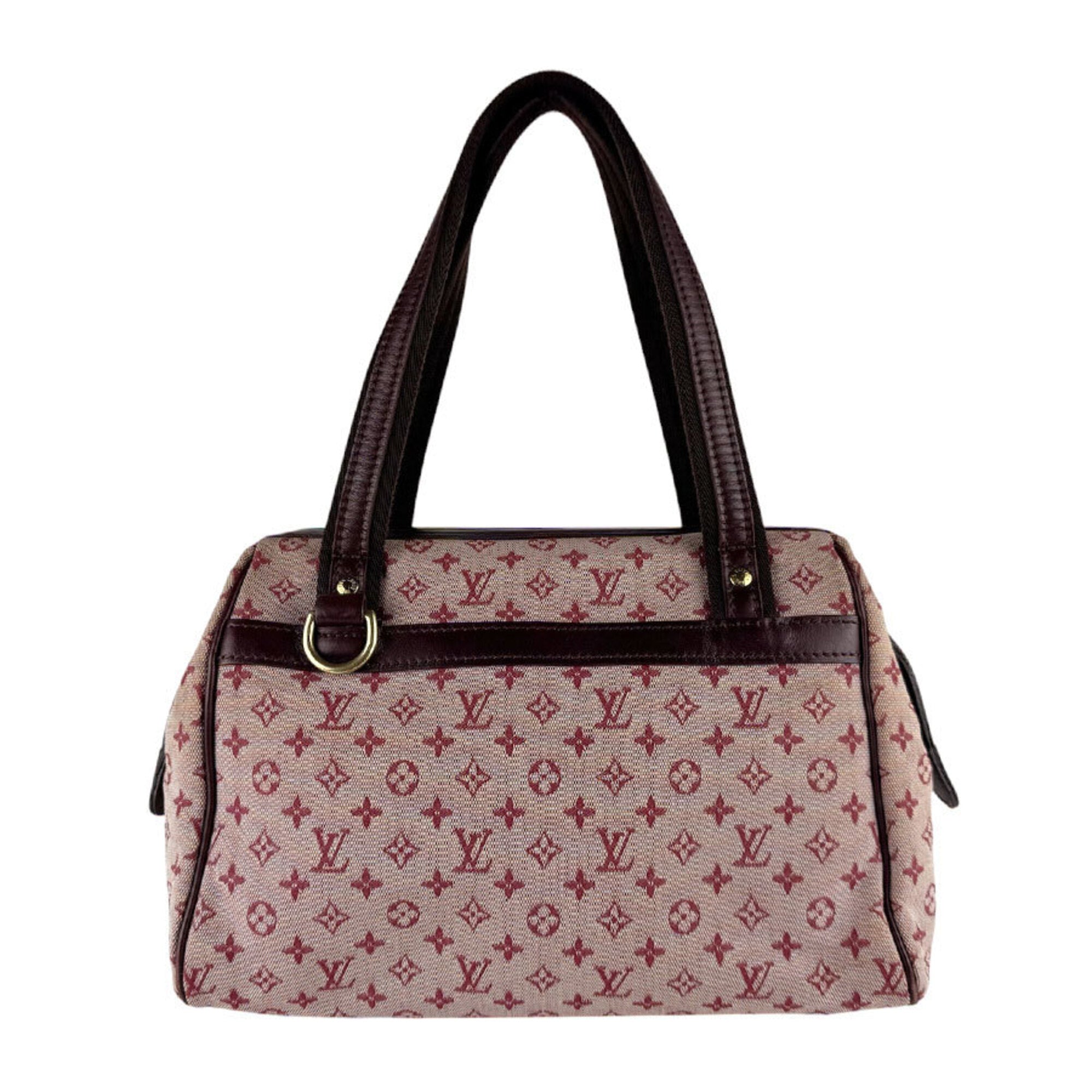 Louis Vuitton Burgundy Monogram Mini Handbag (Pre-Owned)