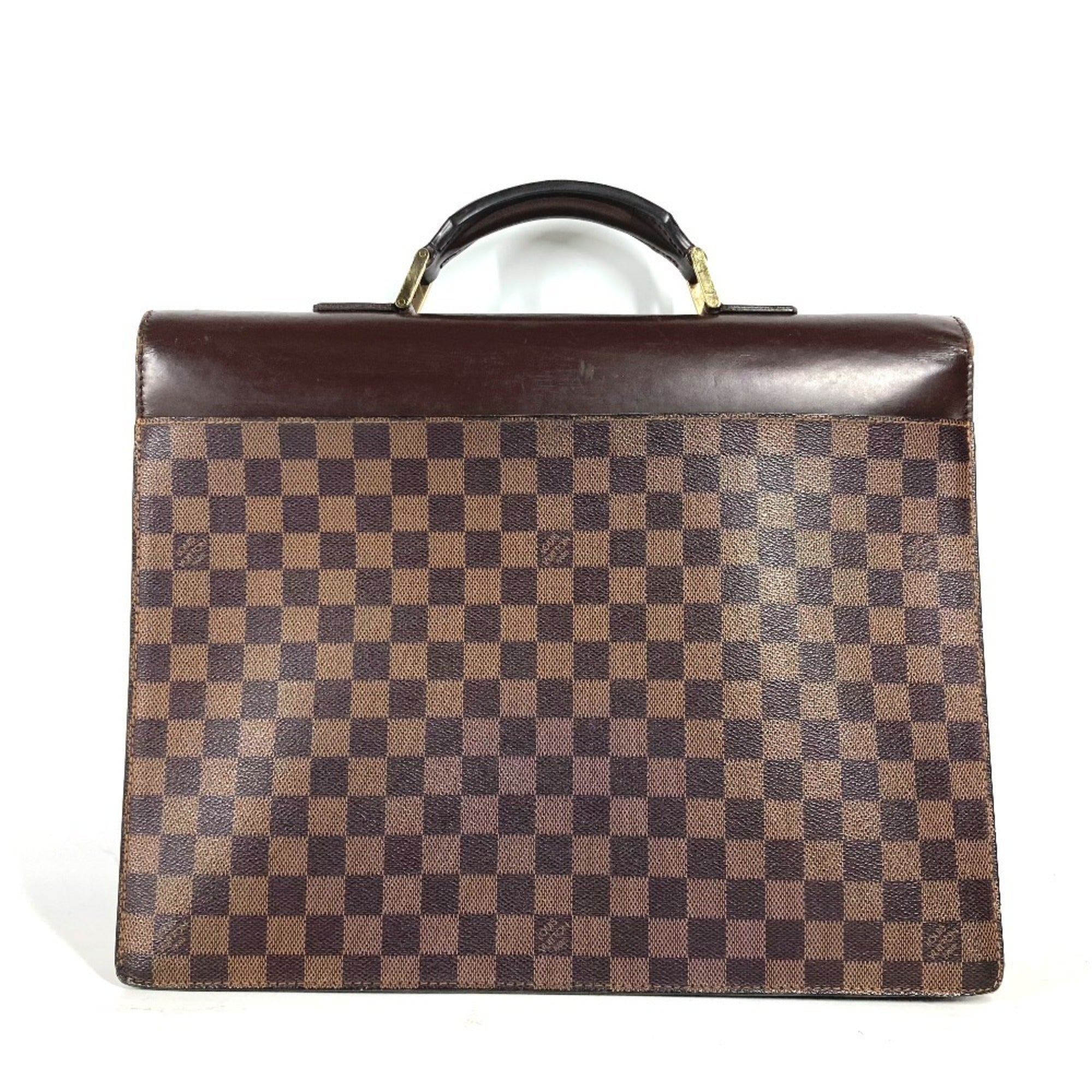 Louis Vuitton Brown Ebene Damier Canvas Briefcase (Pre-Owned)