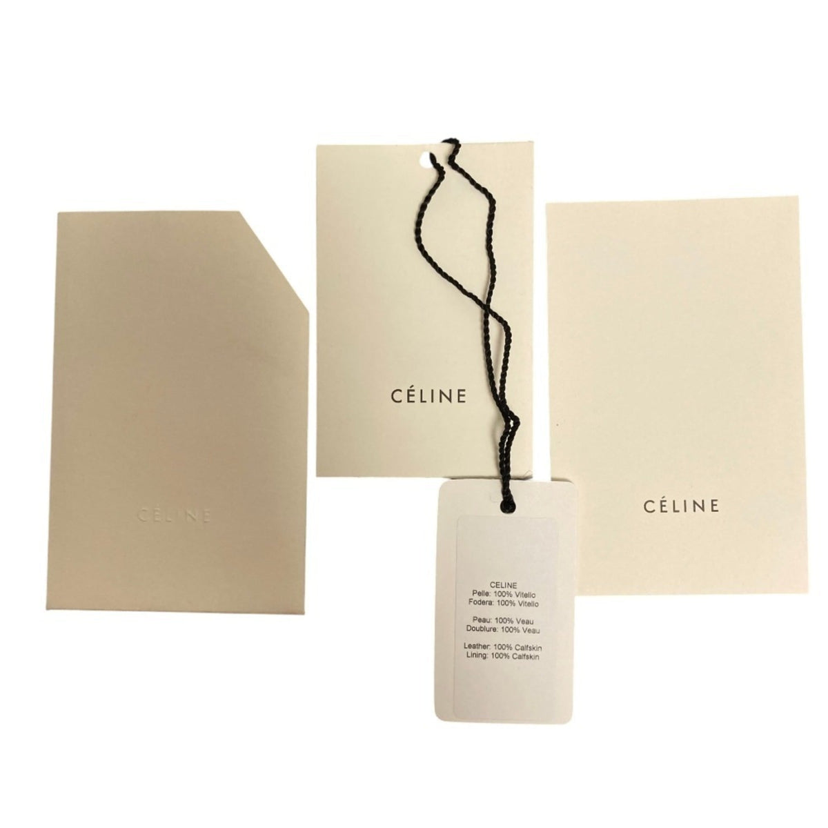 Celine Light Blue Red Color Tote Bag (Pre-Owned)