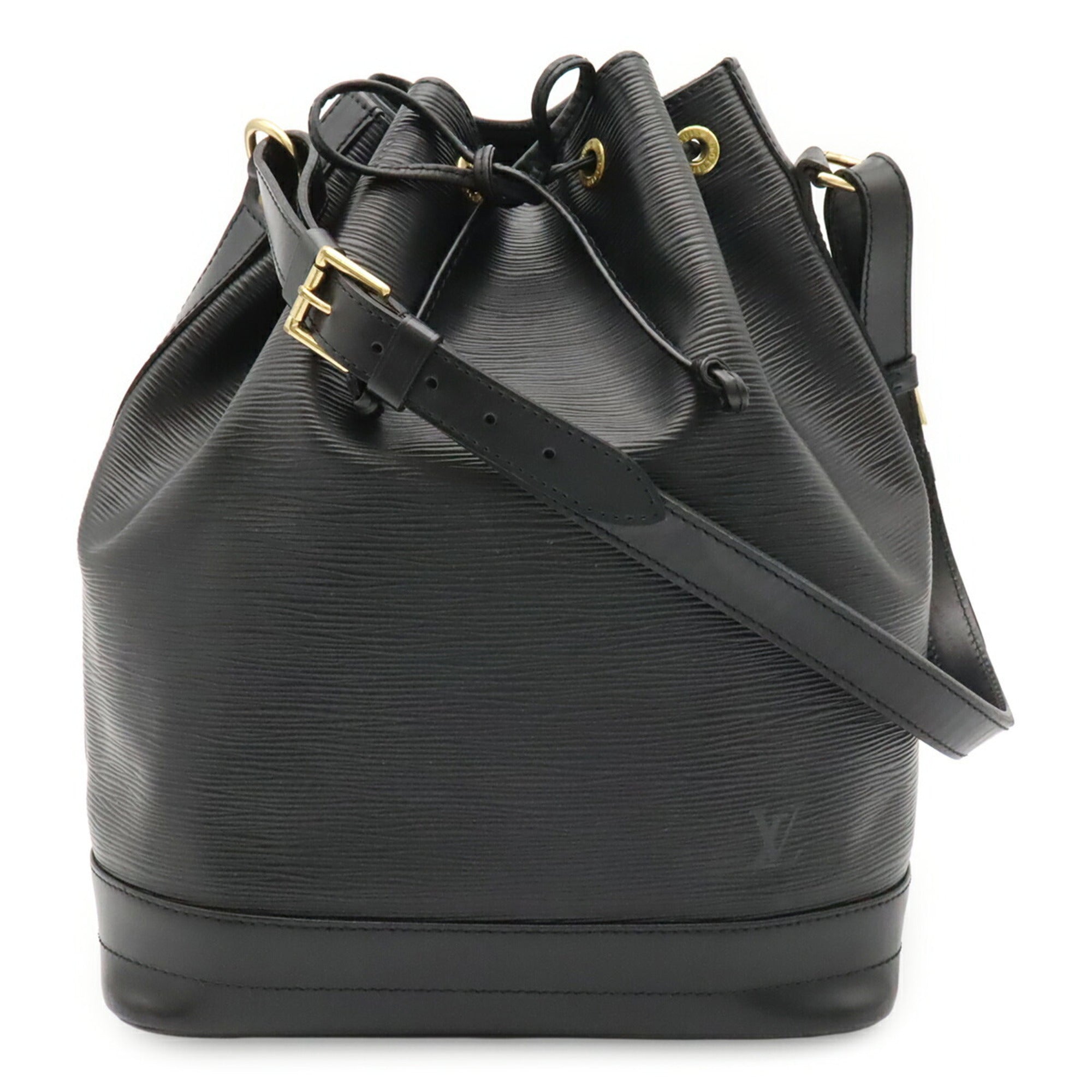 Louis Vuitton Black Noir Epi Leather Shoulder Bag (Pre-Owned)