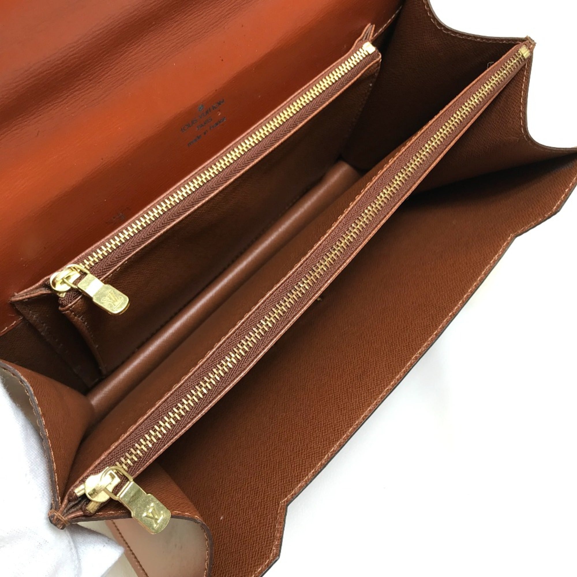 Louis Vuitton Brown Leather Handbag (Pre-Owned)