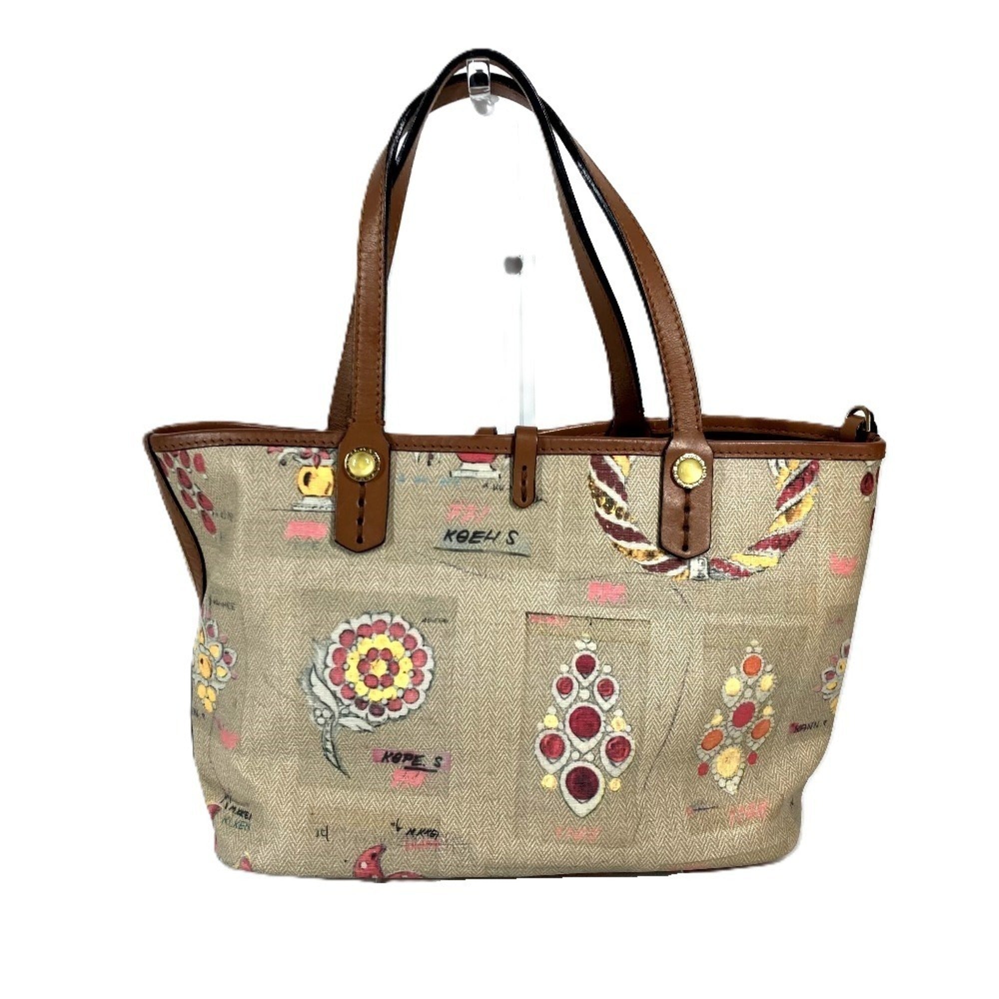 Bvlgari Multi-Color Leather Pvc Shoulder Bag Tote Bag (Pre-Owned)