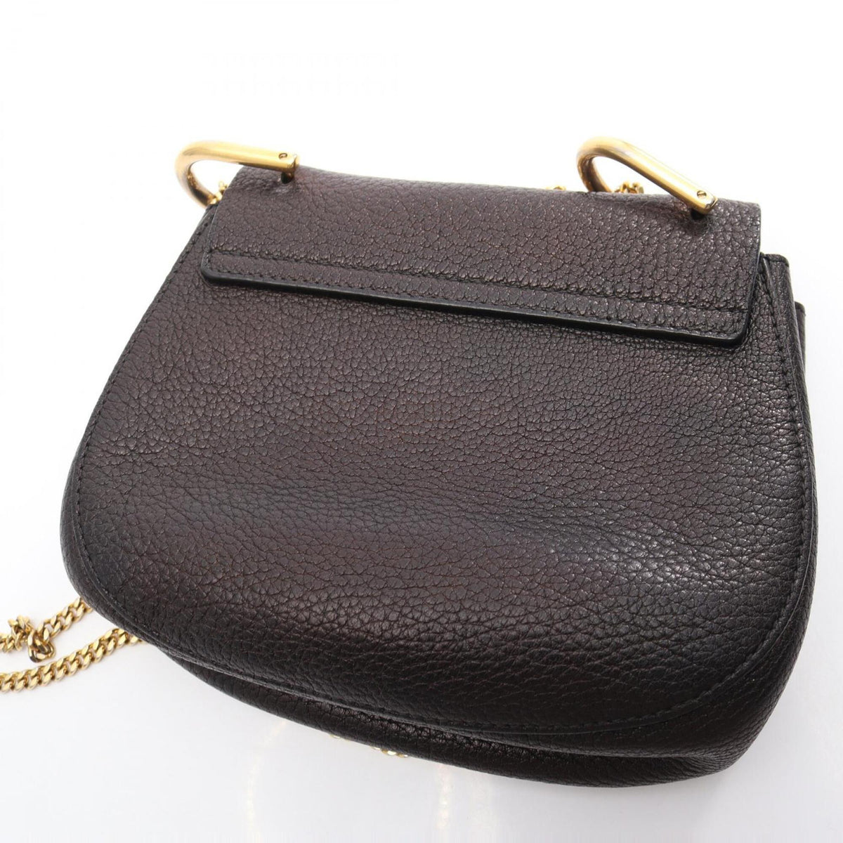 Chloé Black Leather Handbag Shoulder Bag (Pre-Owned)