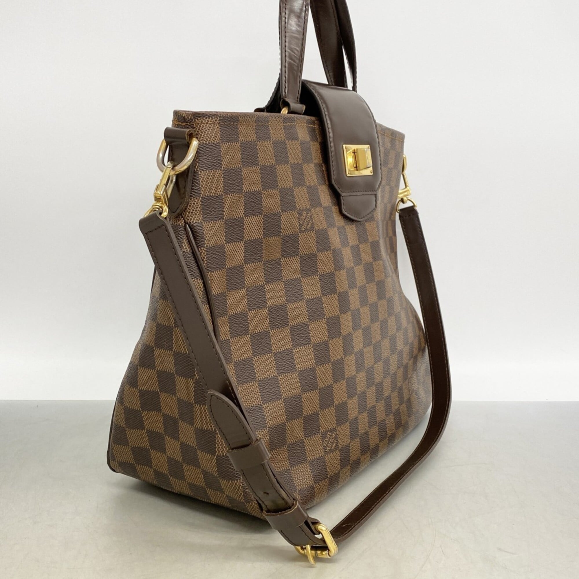 Louis Vuitton Ebene Handbag (Pre-Owned)