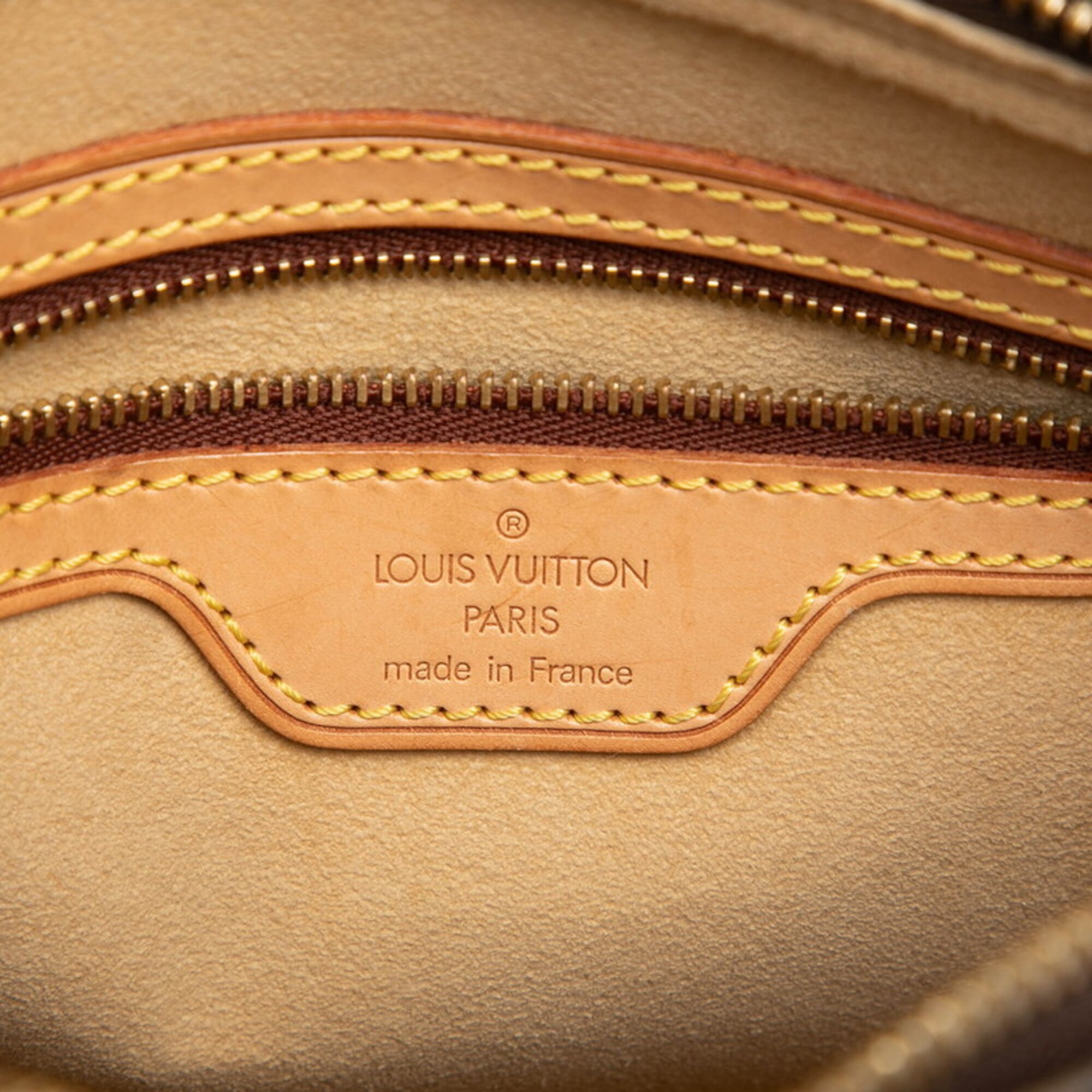 Louis Vuitton Monogram Brown Pvc Leather Handbag Shoulder Bag (Pre-Owned)