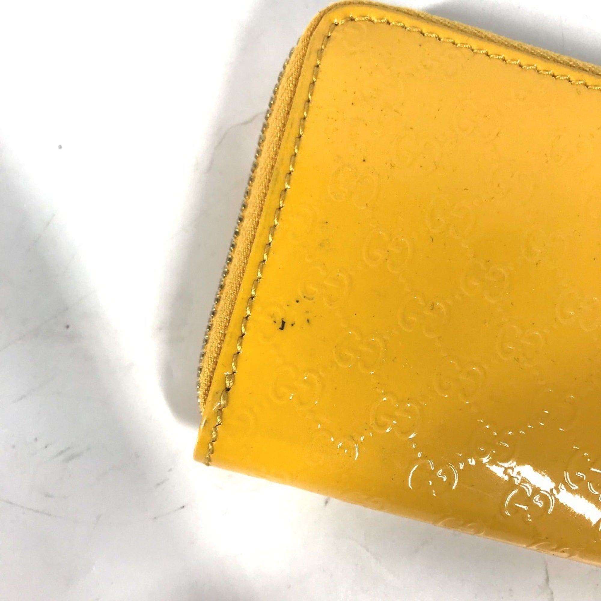 Gucci Yellow Long Wallet (Bi-Fold) (Pre-Owned)
