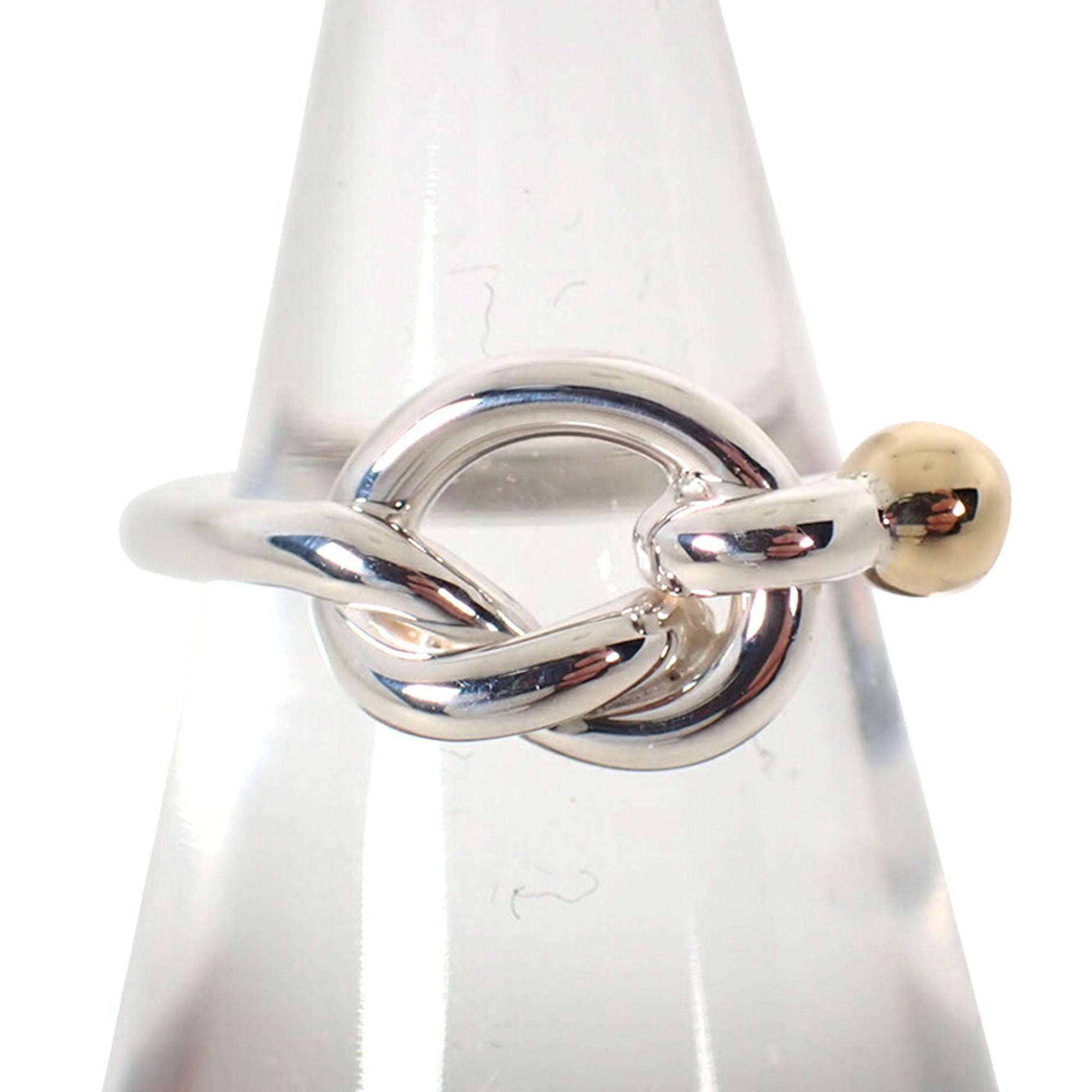 Tiffany Yellow Gold (18K) Sterling Silver 925 Band Ring (Pre-Owned)