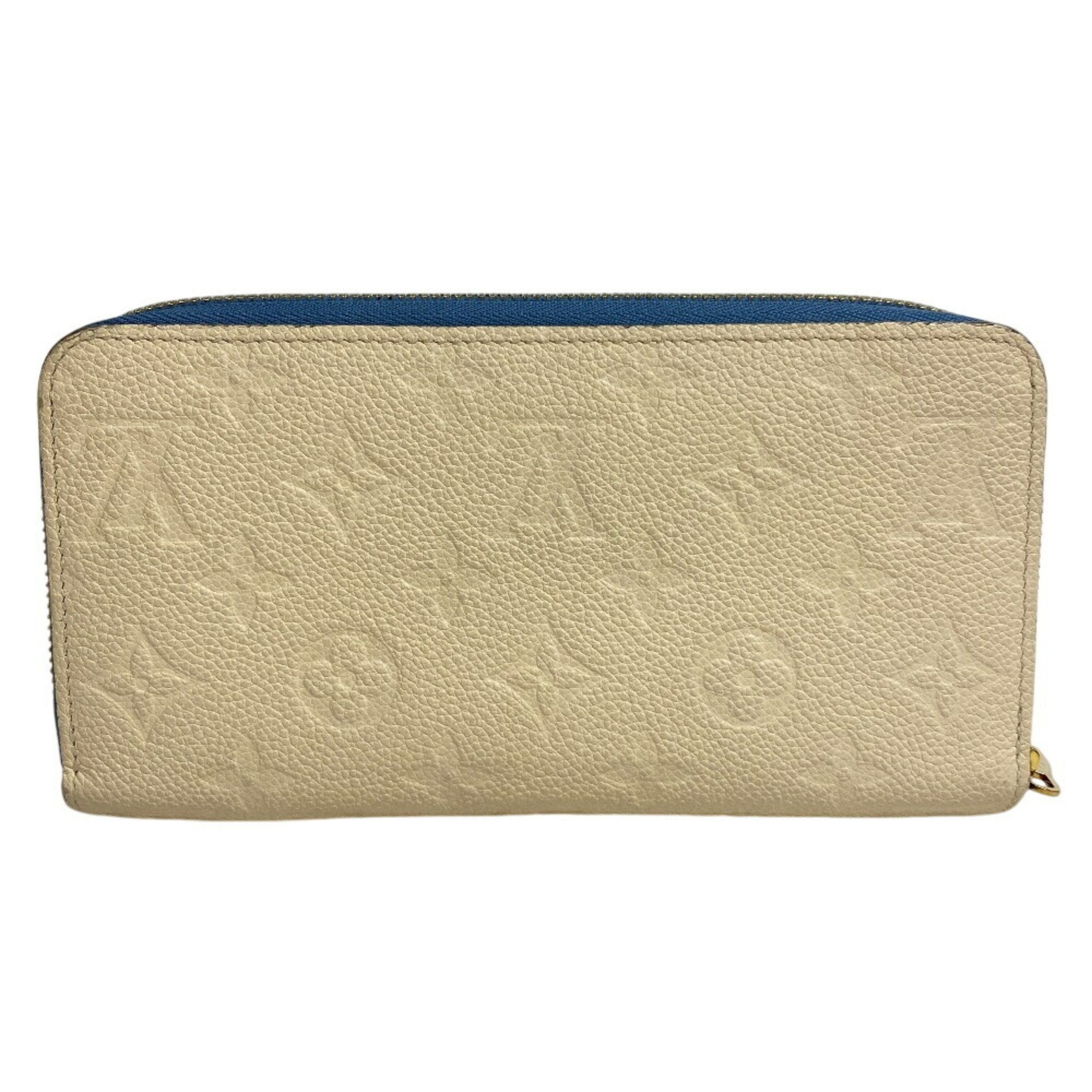 Louis Vuitton Ivory Leather Long Wallet (Bi-Fold) (Pre-Owned)