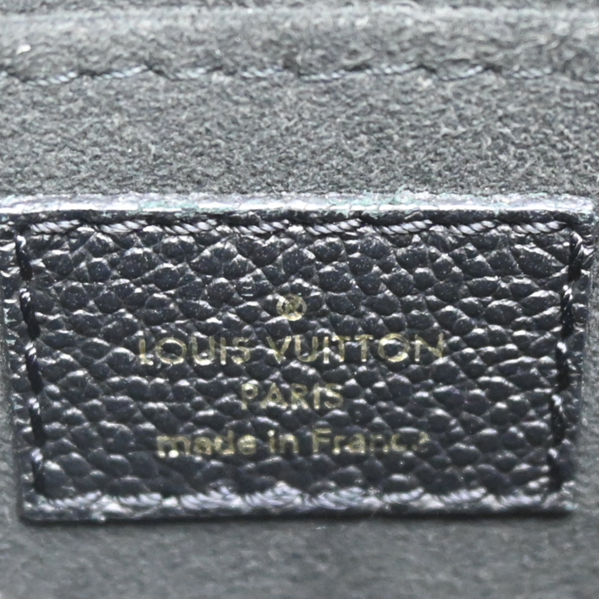 Louis Vuitton Black Noir White Leather Handbag (Pre-Owned)
