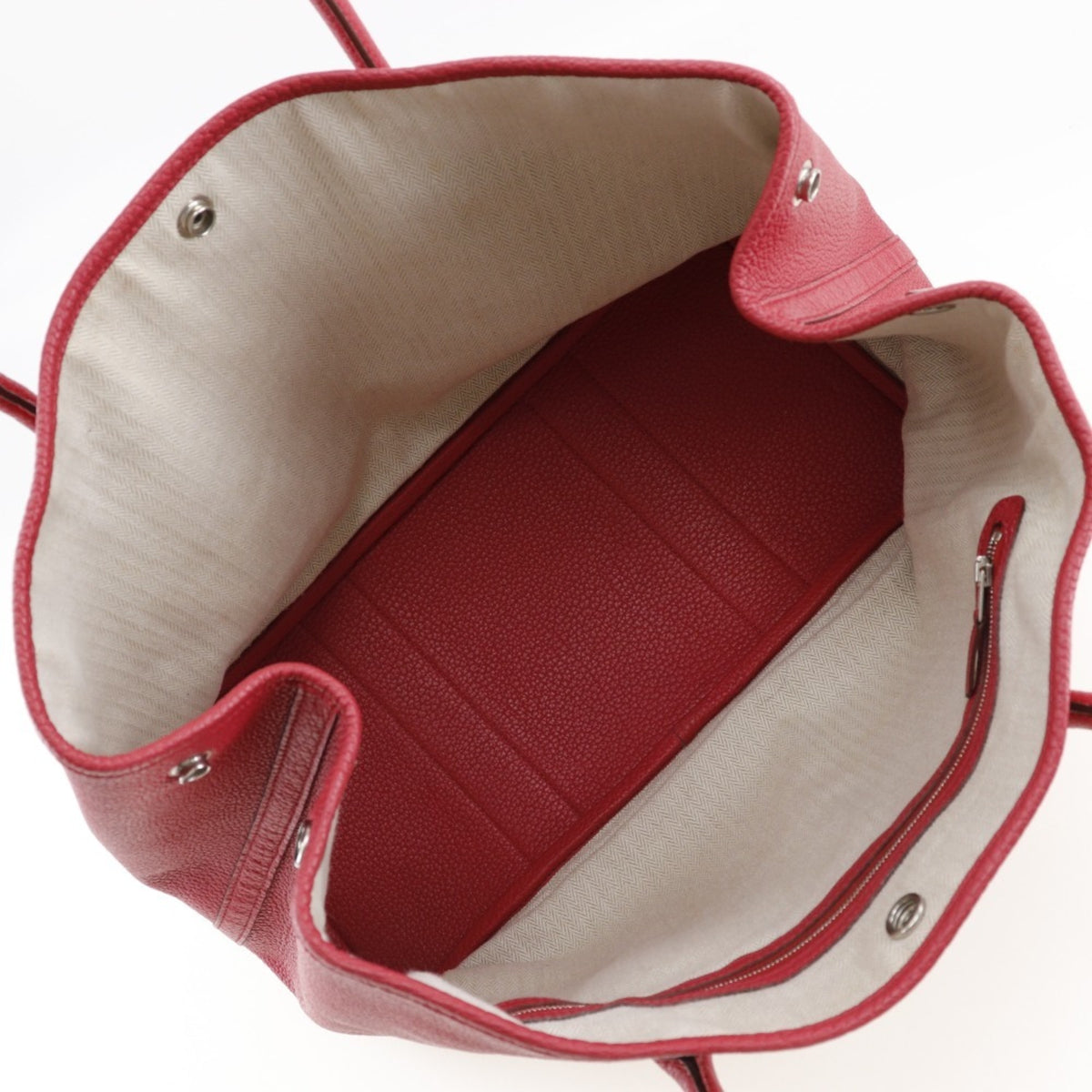 Hermes Bougainvillier Red Color Negonda Leather Tote Bag (Pre-Owned)