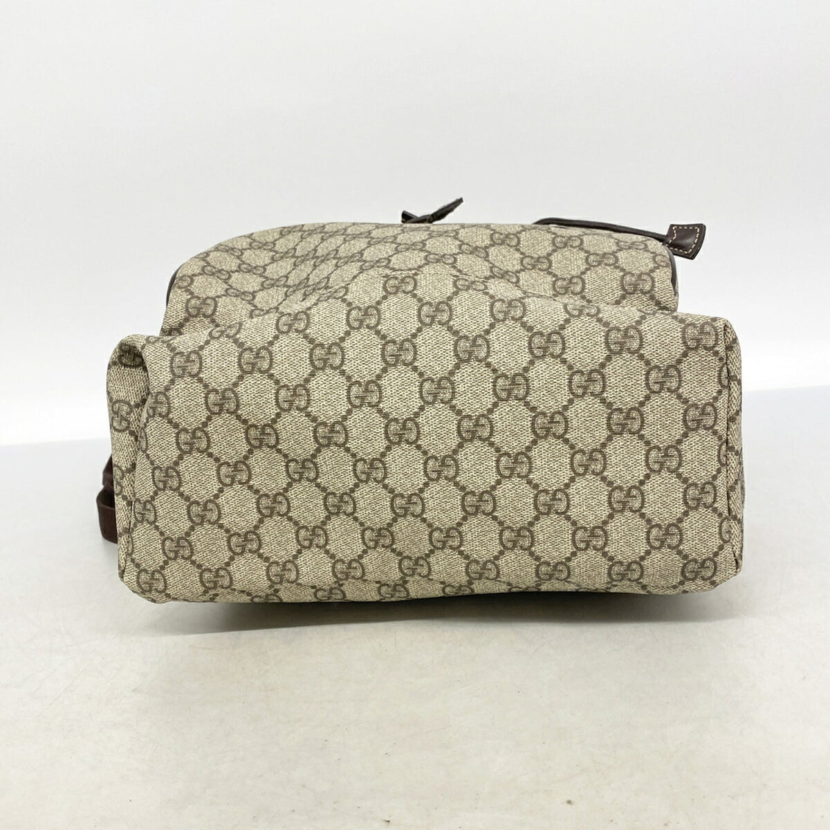 Gucci Beige Brown Pvc Backpack (Pre-Owned)