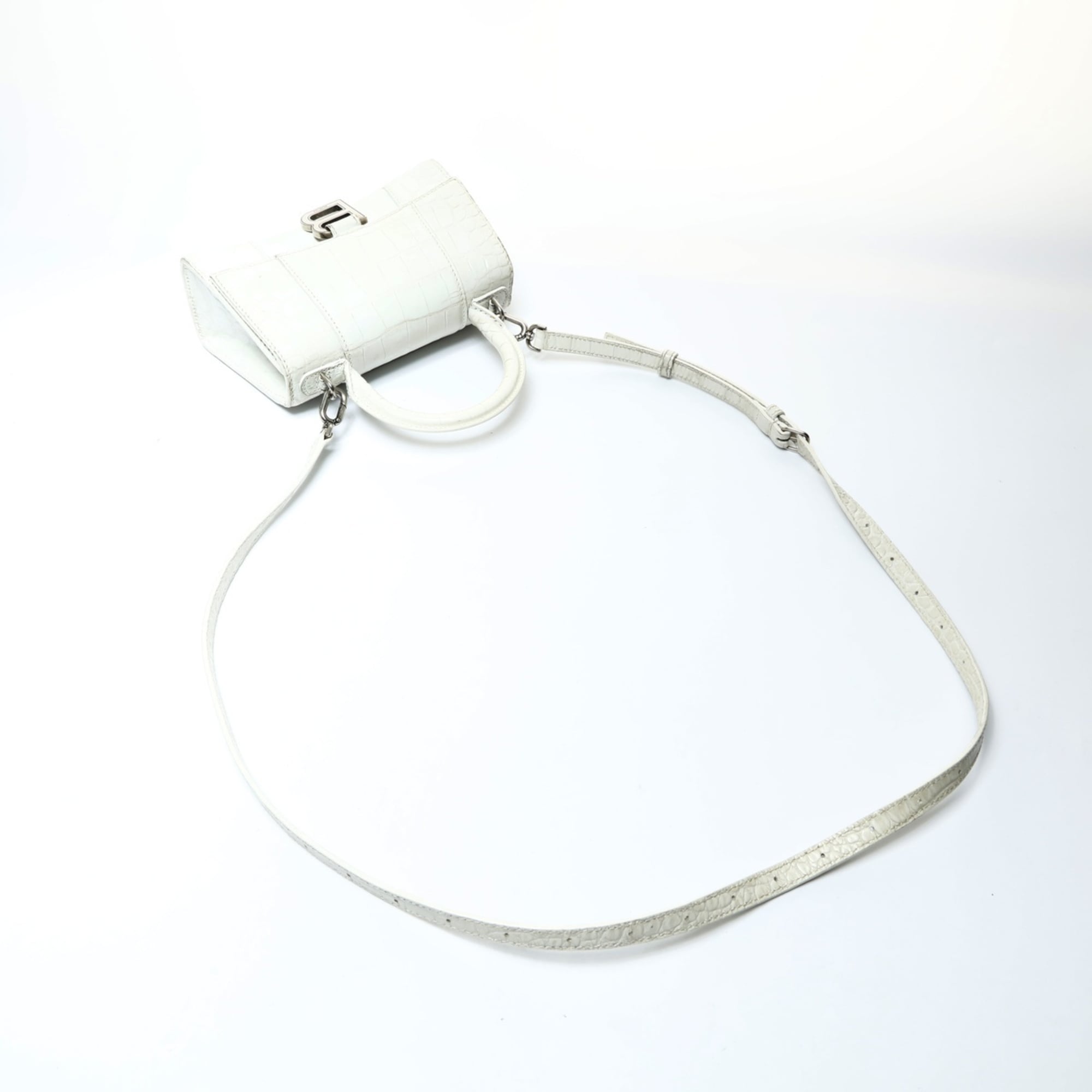 Balenciaga White Leather Shoulder Bag (Pre-Owned)