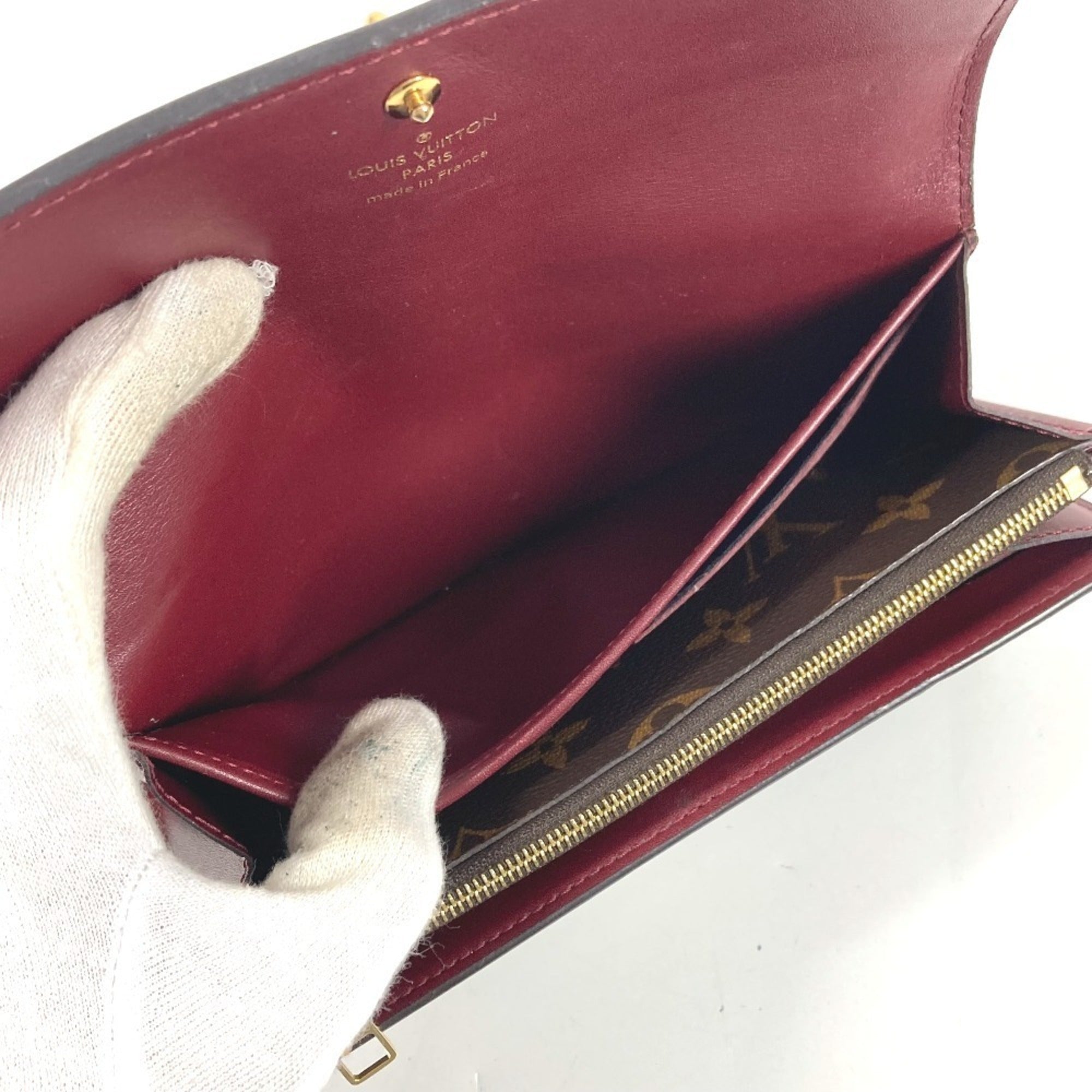 Louis Vuitton Monogram Brown Monogram Long Wallet (Bi-Fold) (Pre-Owned)