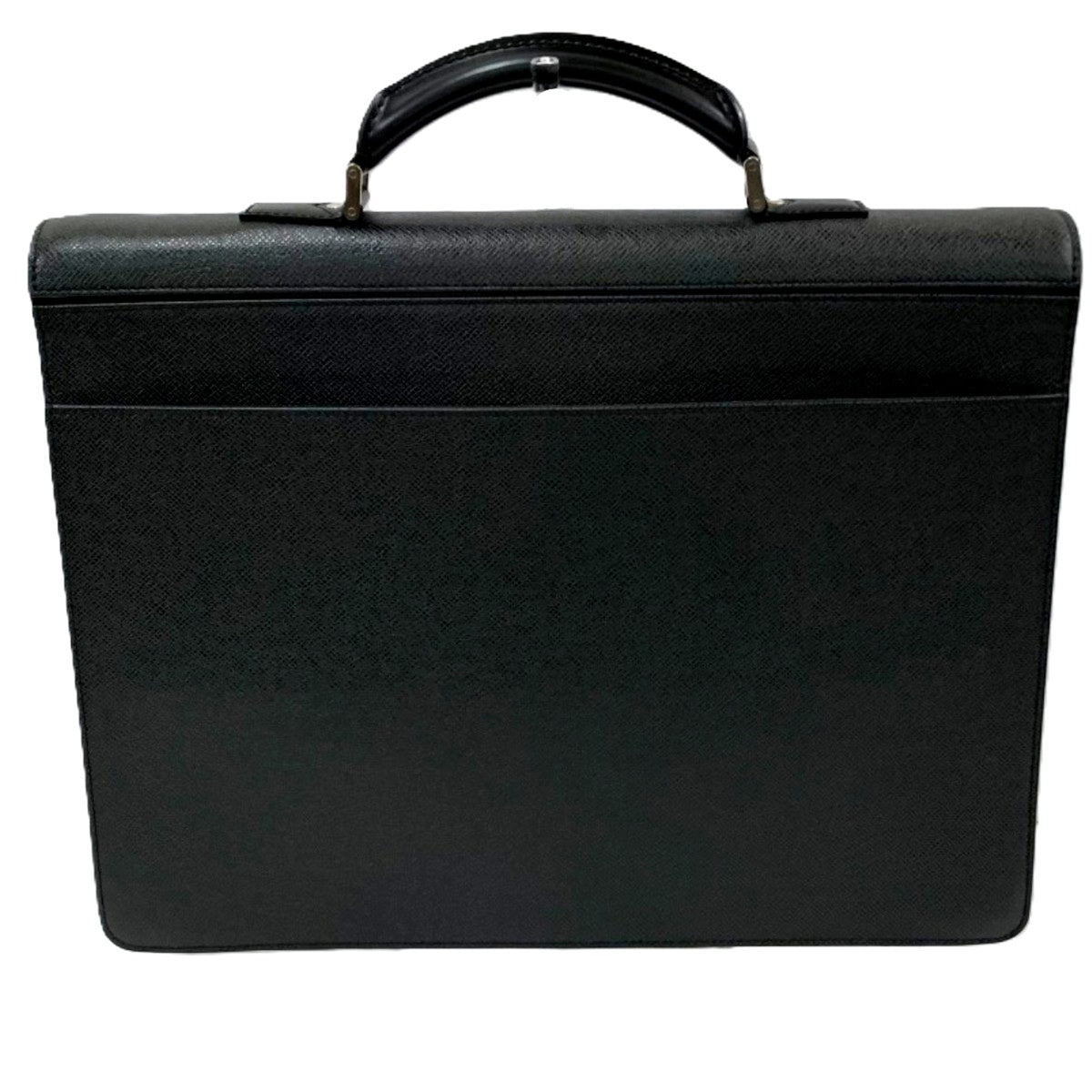 Louis Vuitton Black Leather Briefcase (Pre-Owned)