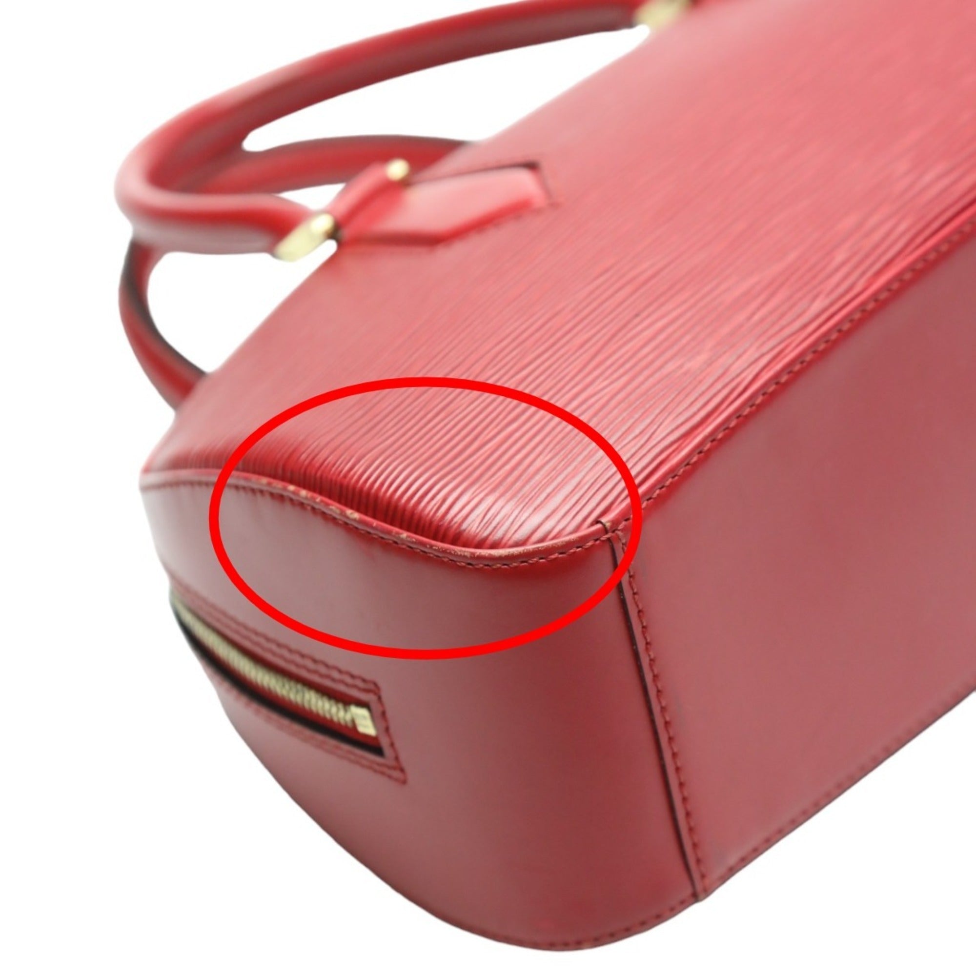Louis Vuitton Castilian Red Epi Leather Handbag (Pre-Owned)