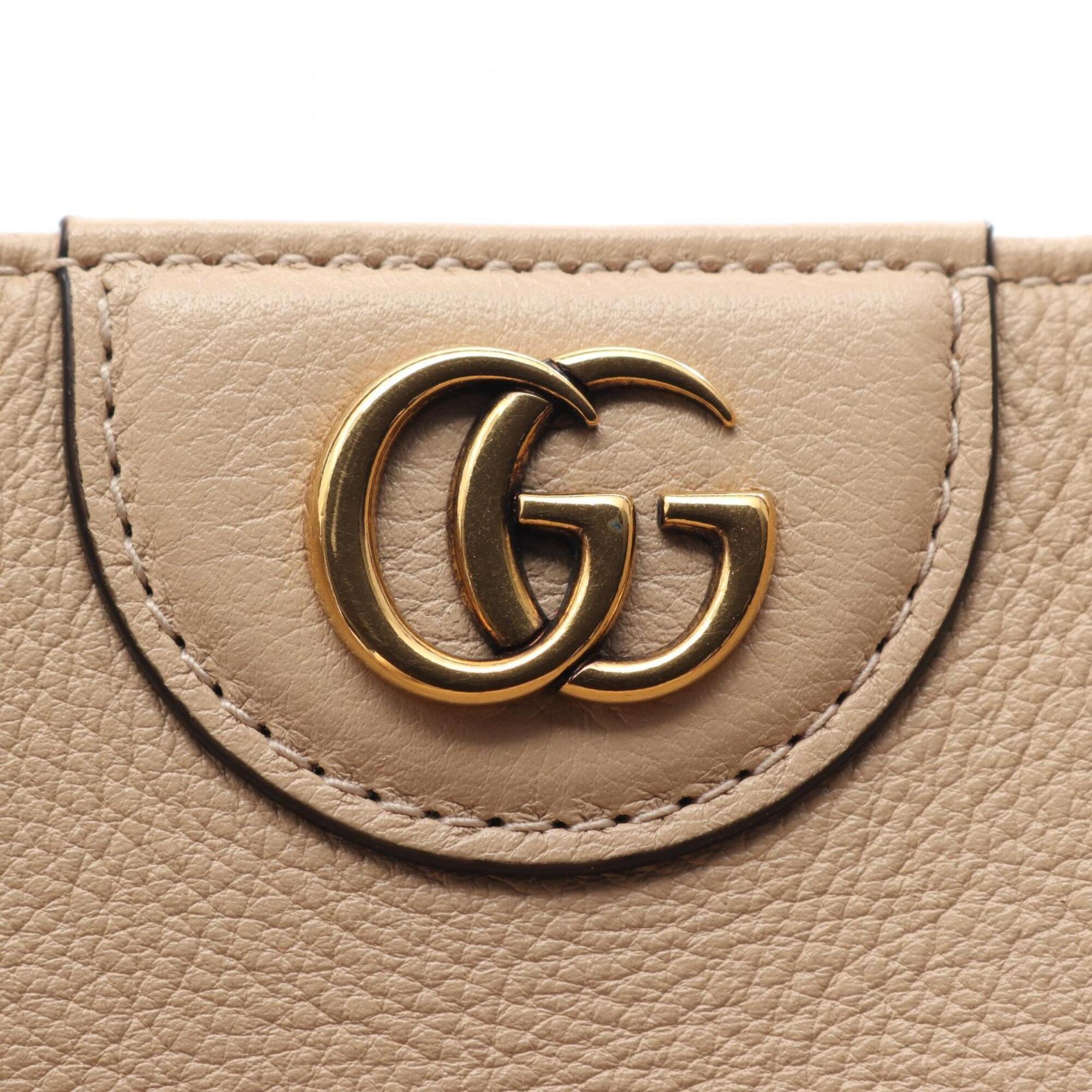 Gucci Beige Leather Handbag (Pre-Owned)