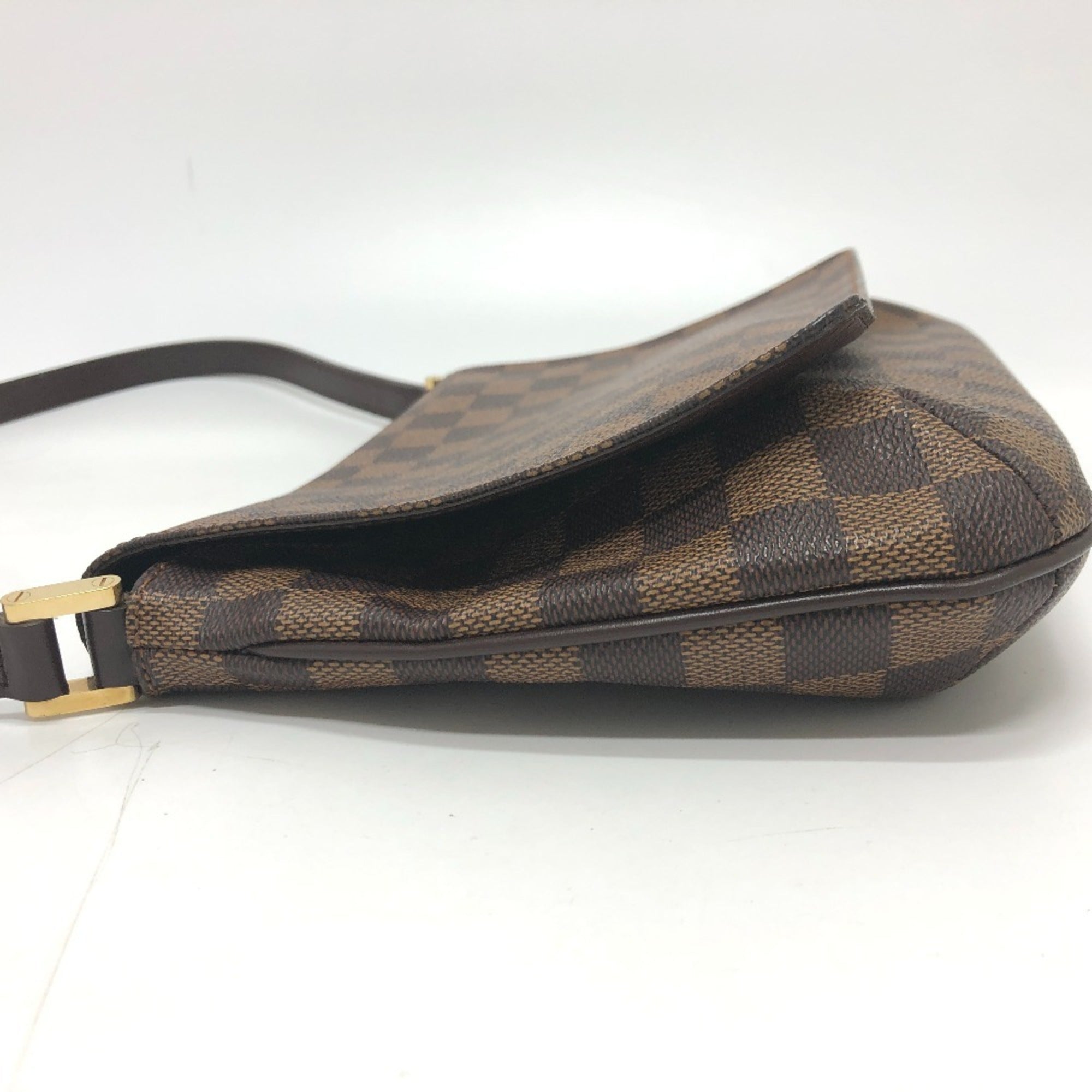Louis Vuitton Ebene Damier Canvas Handbag Shoulder Bag (Pre-Owned)
