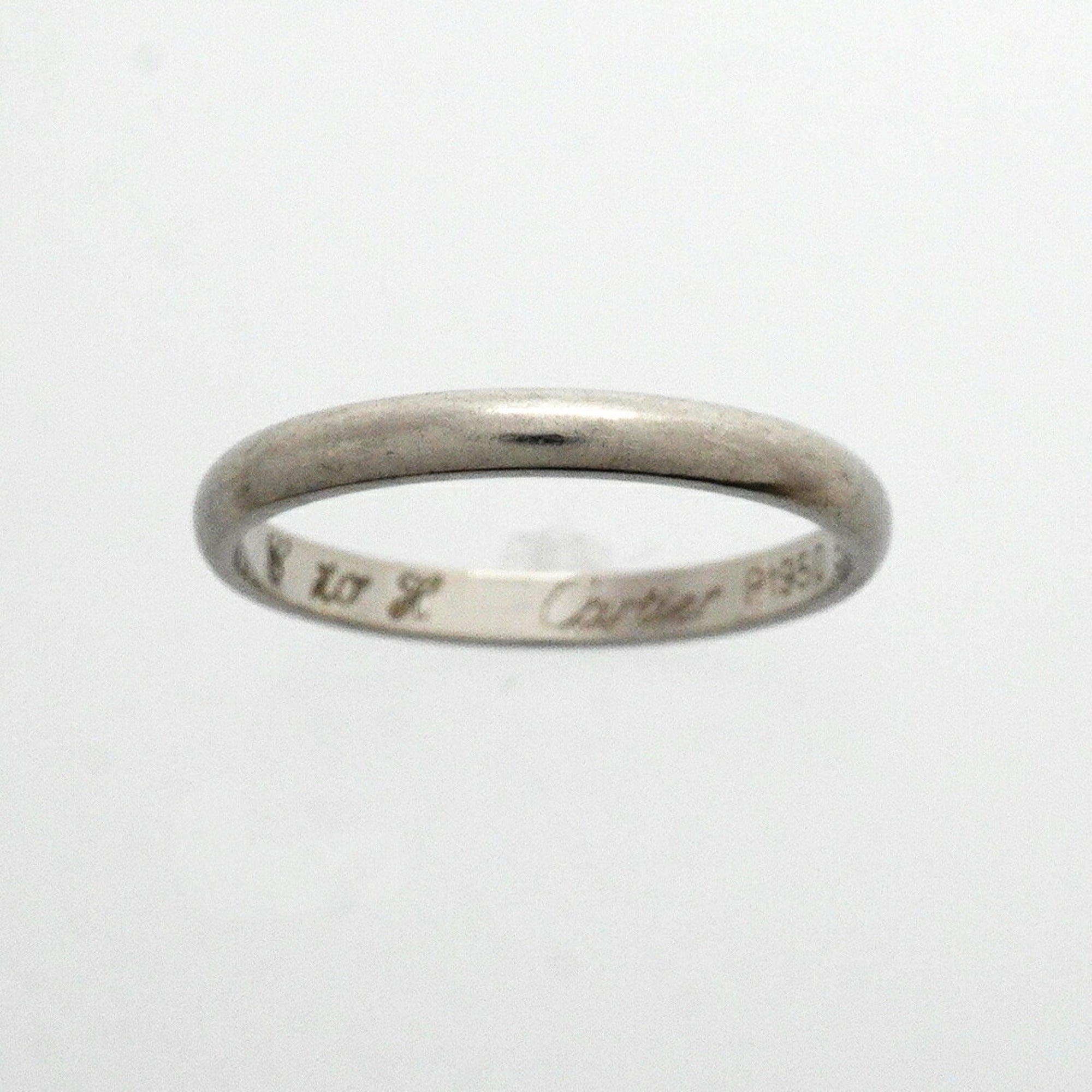 Cartier Platinum 950 Band Ring (Pre-Owned)