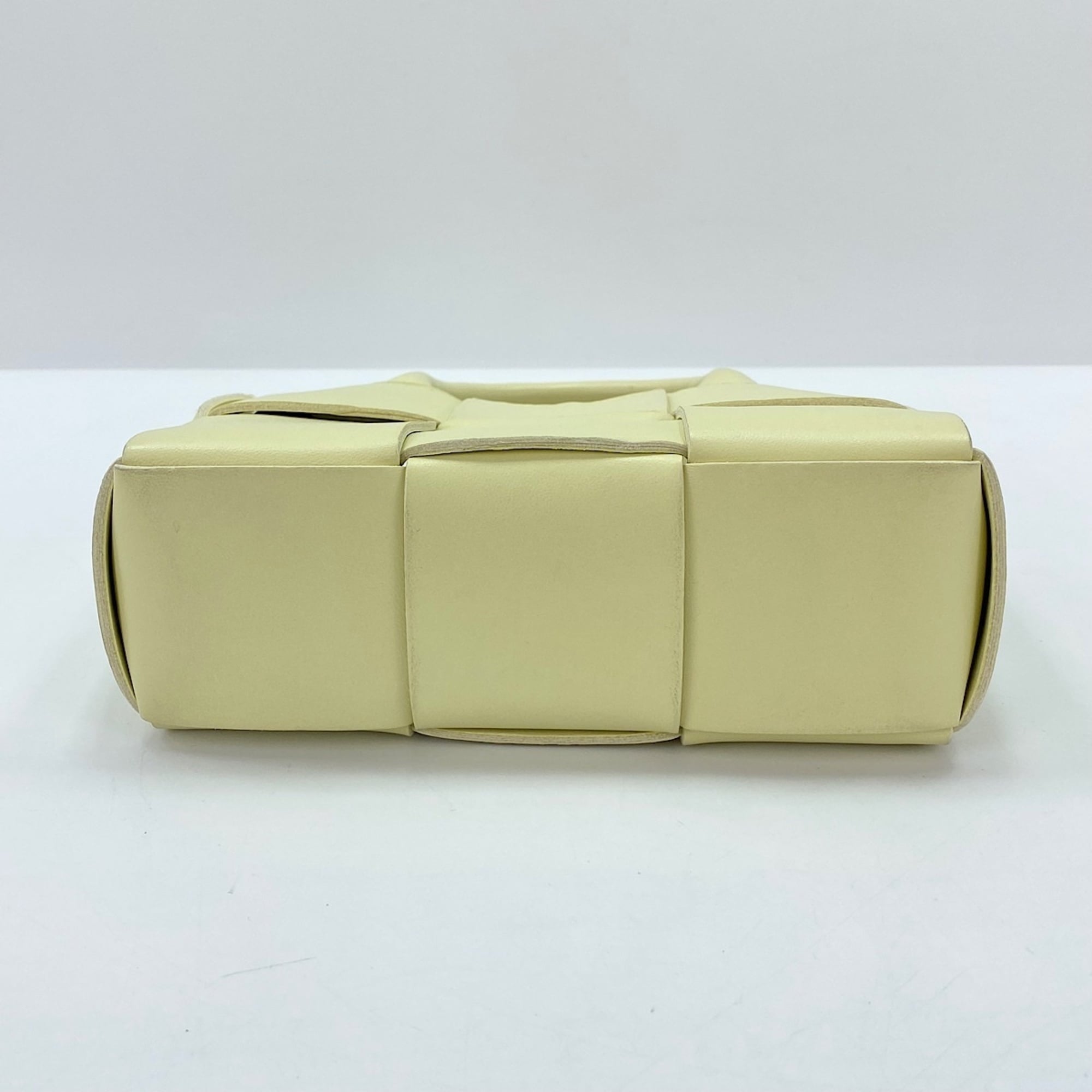 Bottega Veneta Yellow Handbag Shoulder Bag (Pre-Owned)