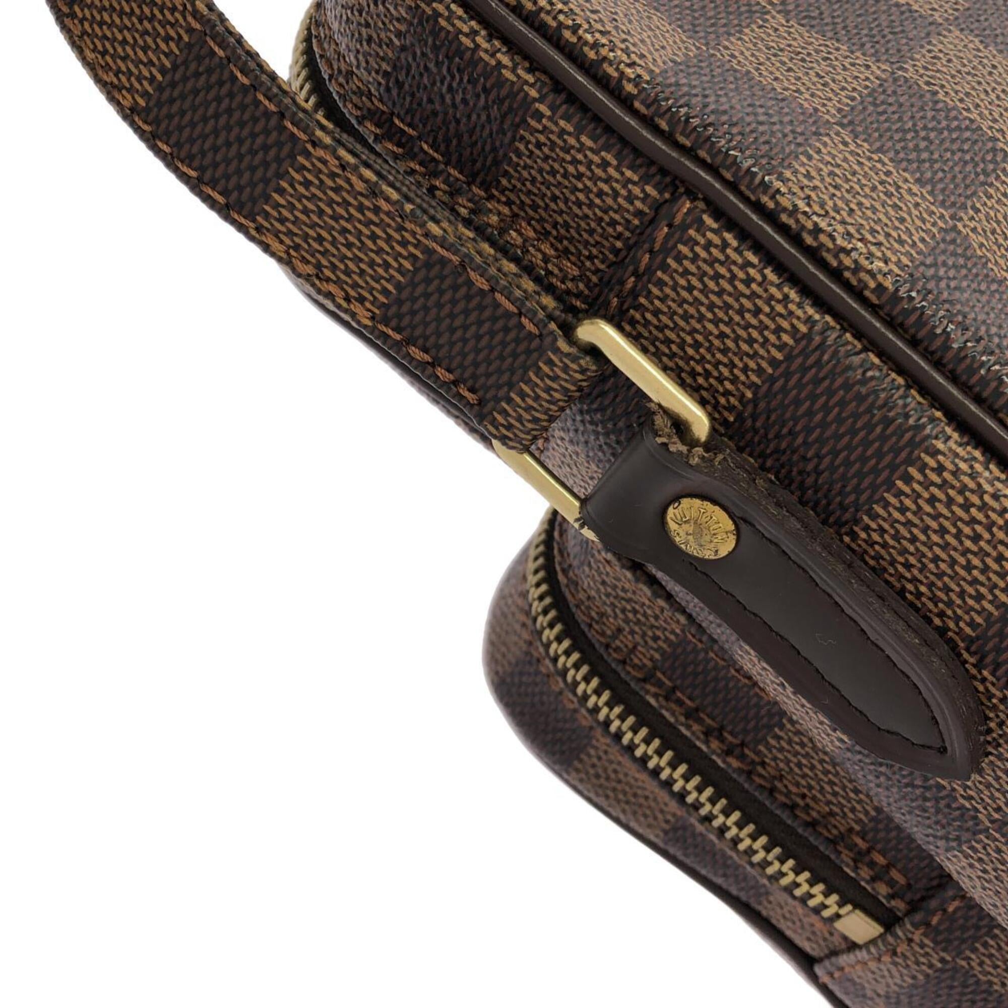 Louis Vuitton Ebene Coated Canvas Shoulder Bag (Pre-Owned)