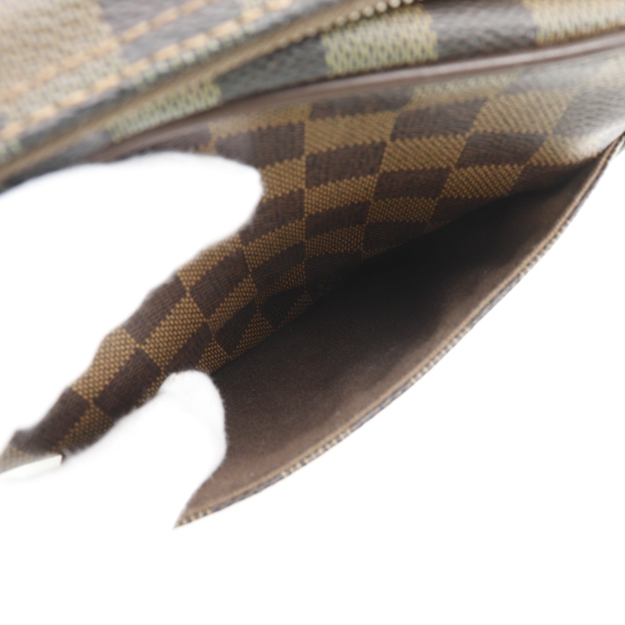 Louis Vuitton Brown Damier Canvas Shoulder Bag (Pre-Owned)
