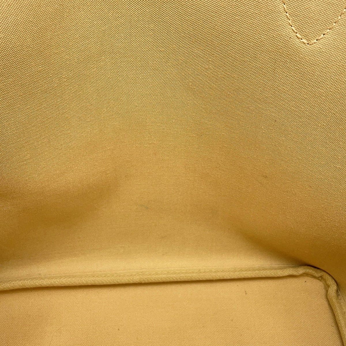 Louis Vuitton Beige Khaki Monogram White Monogram Handbag Pouch Tote Bag (Pre-Owned)