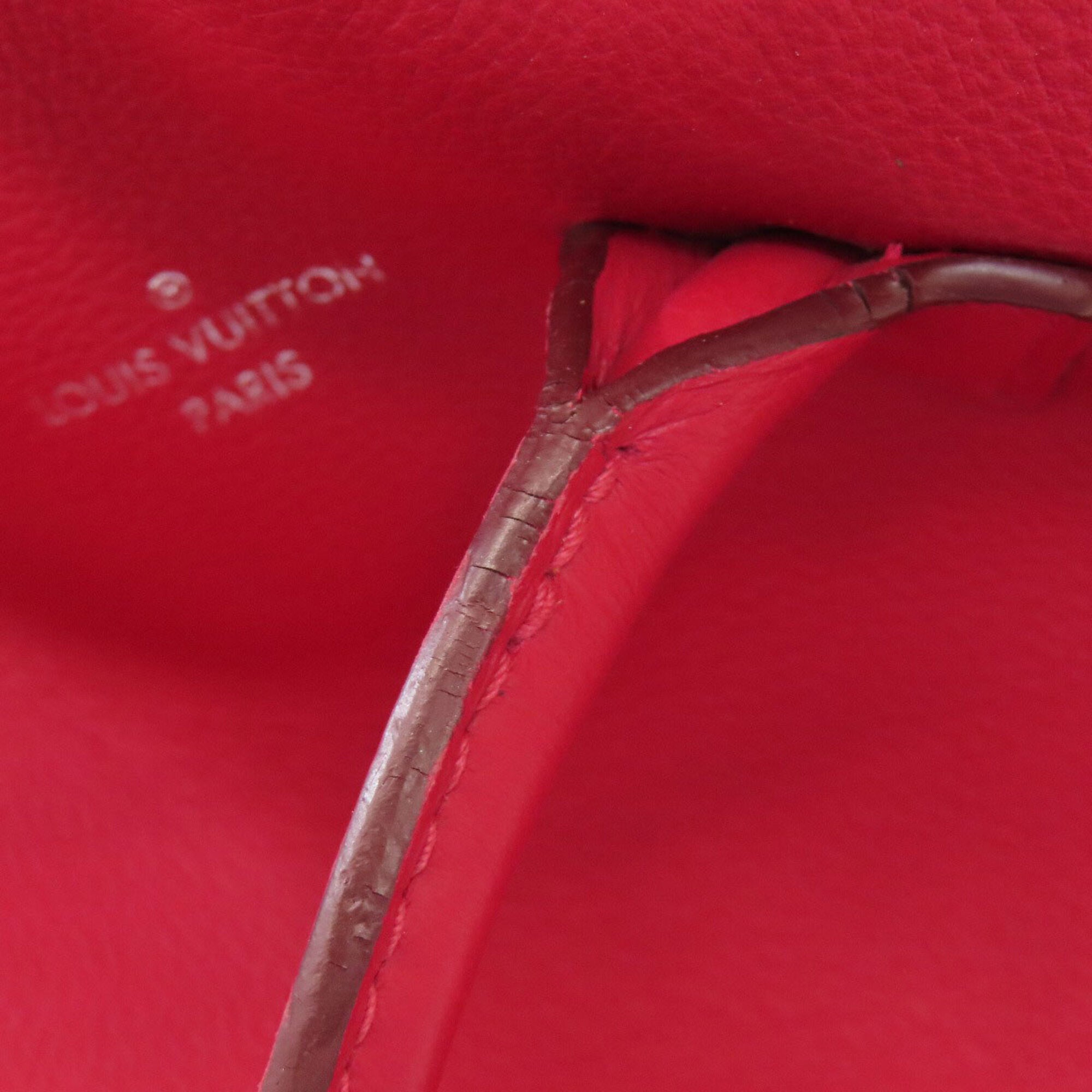 Louis Vuitton Red Color Tote Bag (Pre-Owned)