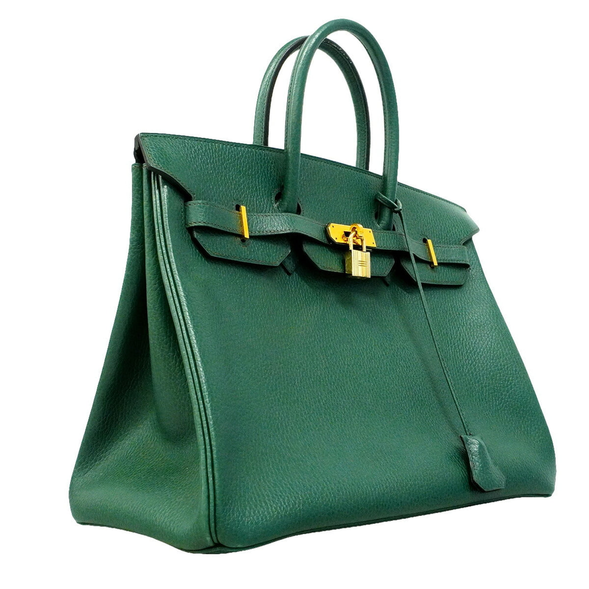 Hermes Green Ardennes Leather Handbag (Pre-Owned)