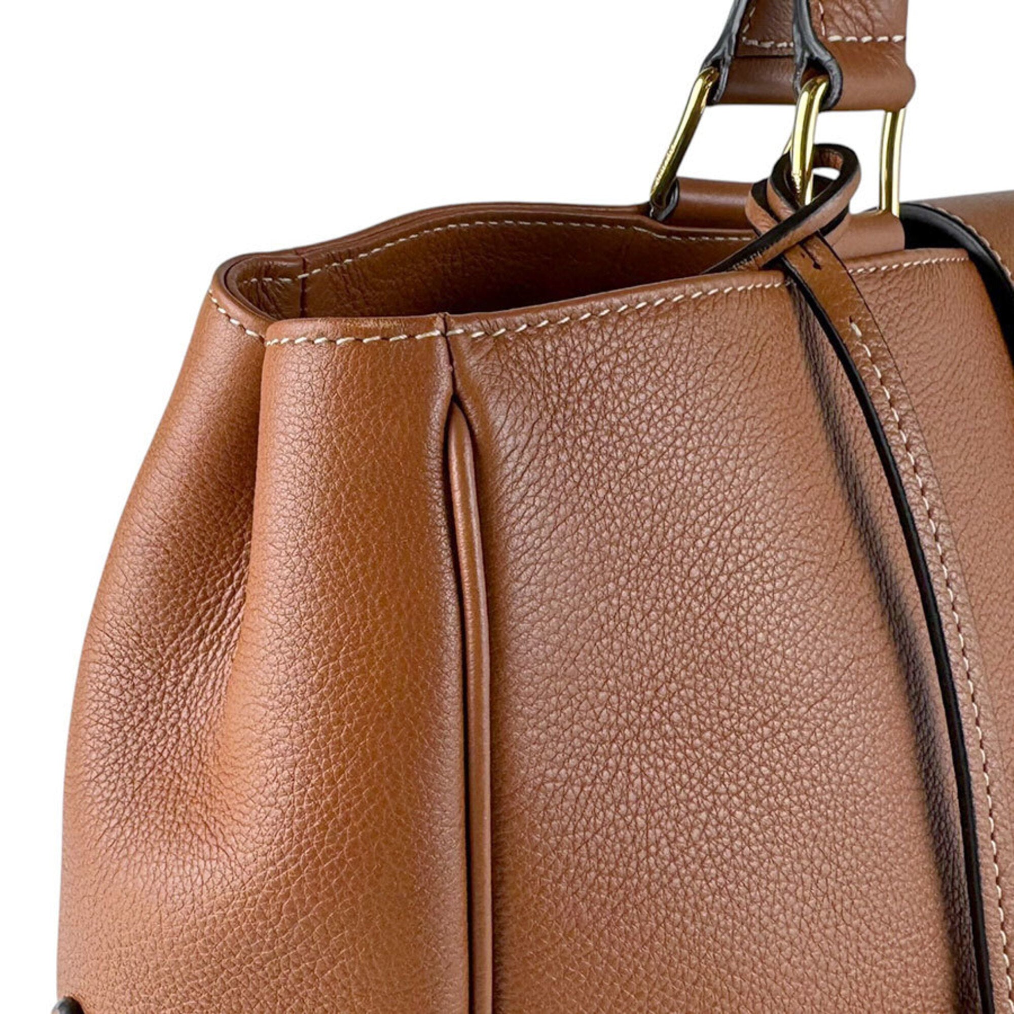 Celine Brown Leather Handbag (Pre-Owned)