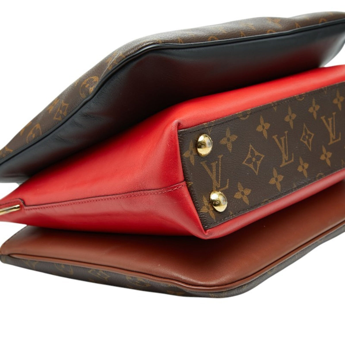 Louis Vuitton Monogram Brown Pvc Leather Handbag Shoulder Bag (Pre-Owned)