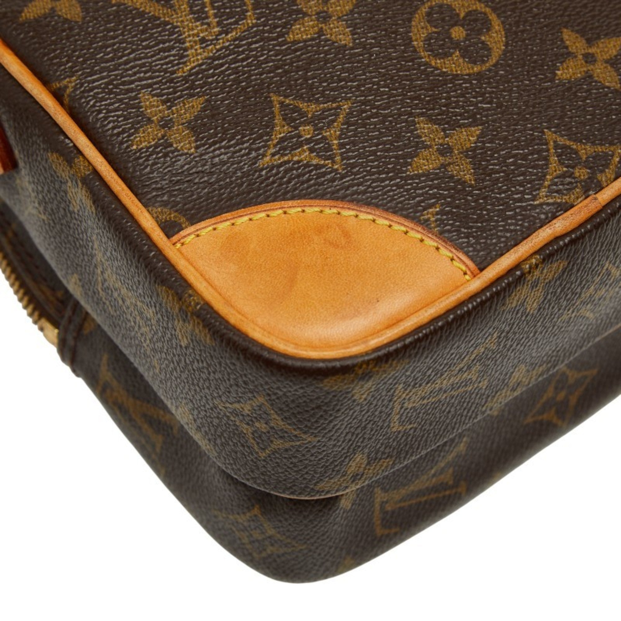 Louis Vuitton Brown Pvc Leather Shoulder Bag (Pre-Owned)