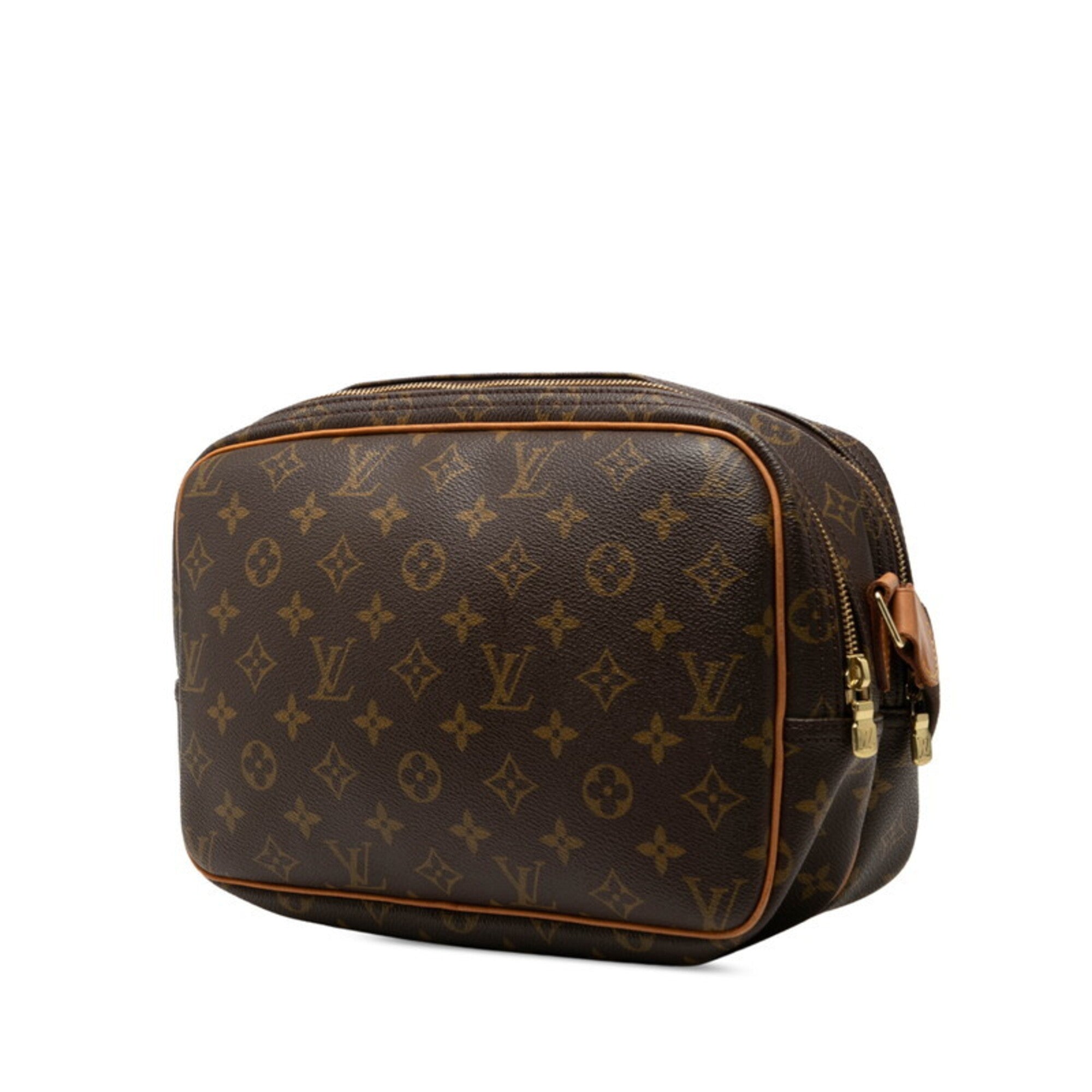 Louis Vuitton Brown Pvc Leather Shoulder Bag (Pre-Owned)