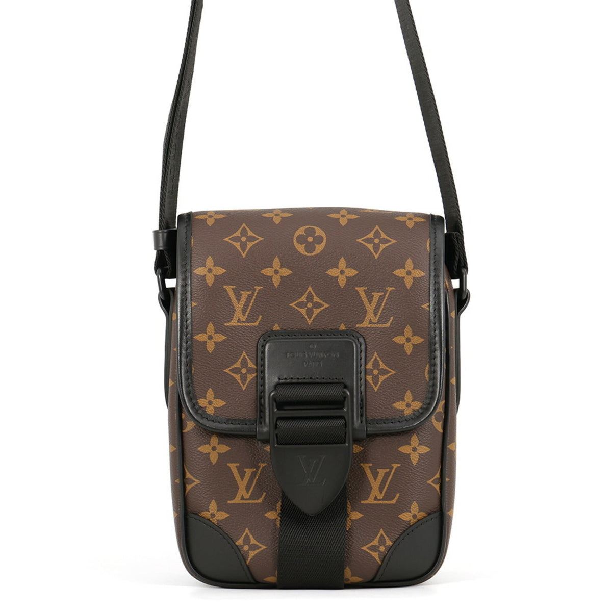 Louis Vuitton Black Monogram Macassar Noir Monogram Handbag Shoulder Bag (Pre-Owned)