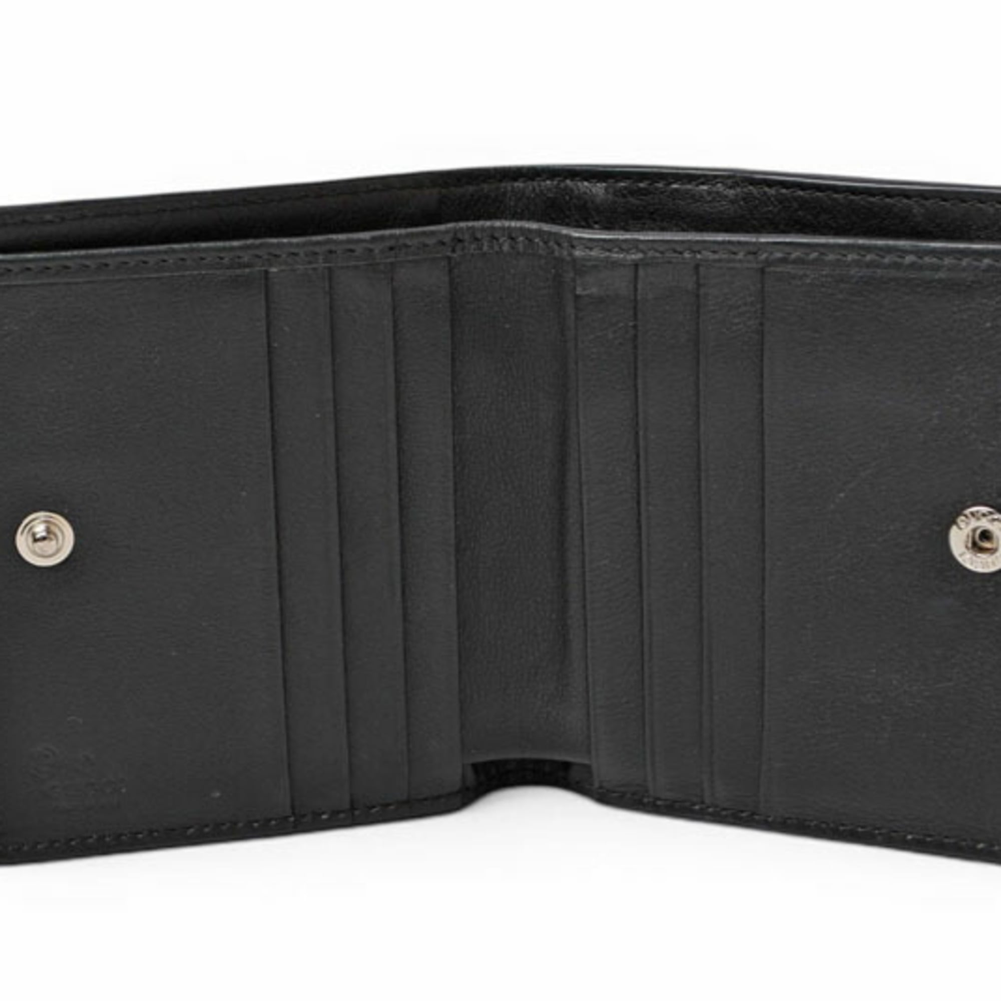 Gucci Black Leather Wallet (Bi-Fold) (Pre-Owned)